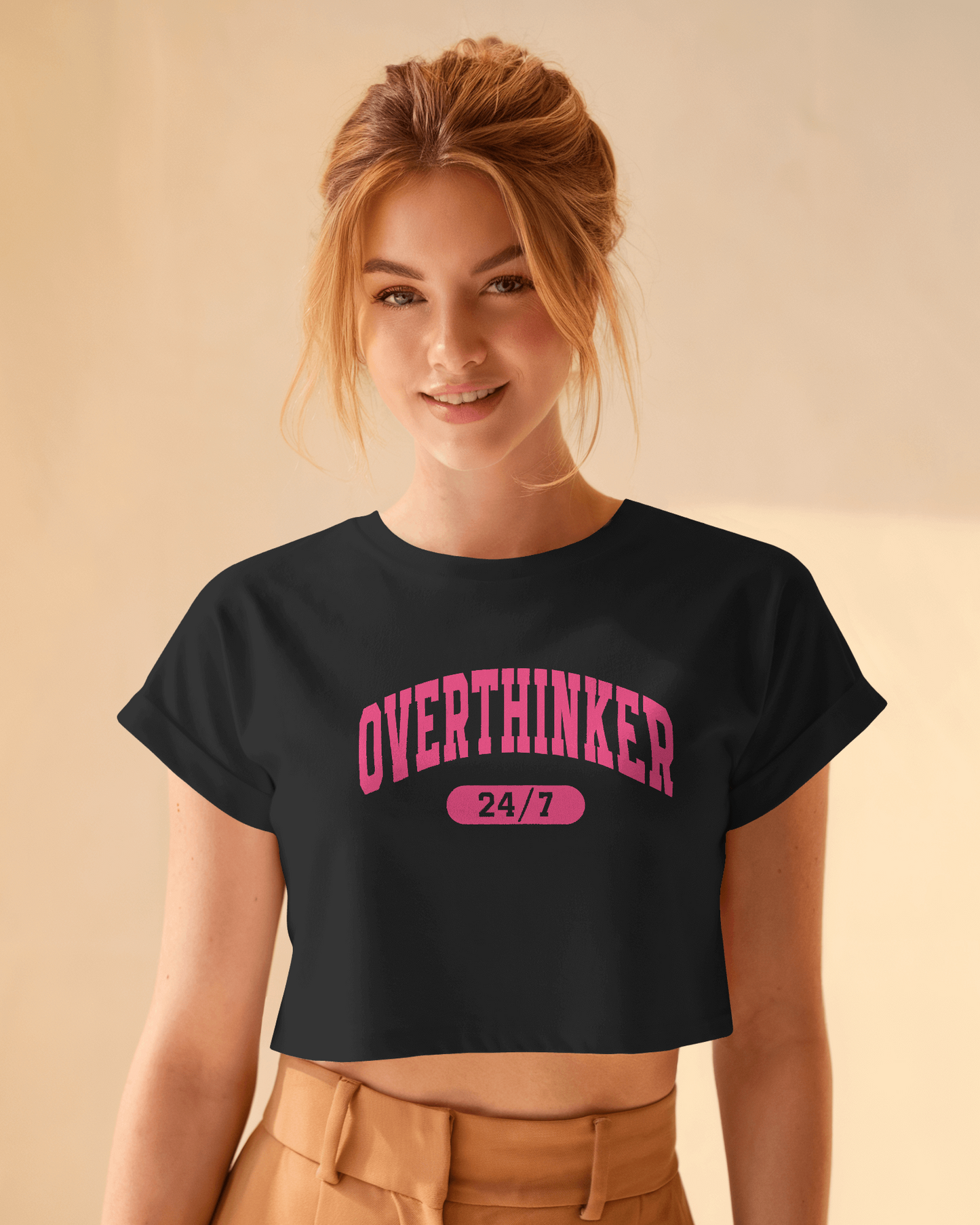 Overthinker | Women Crop Top