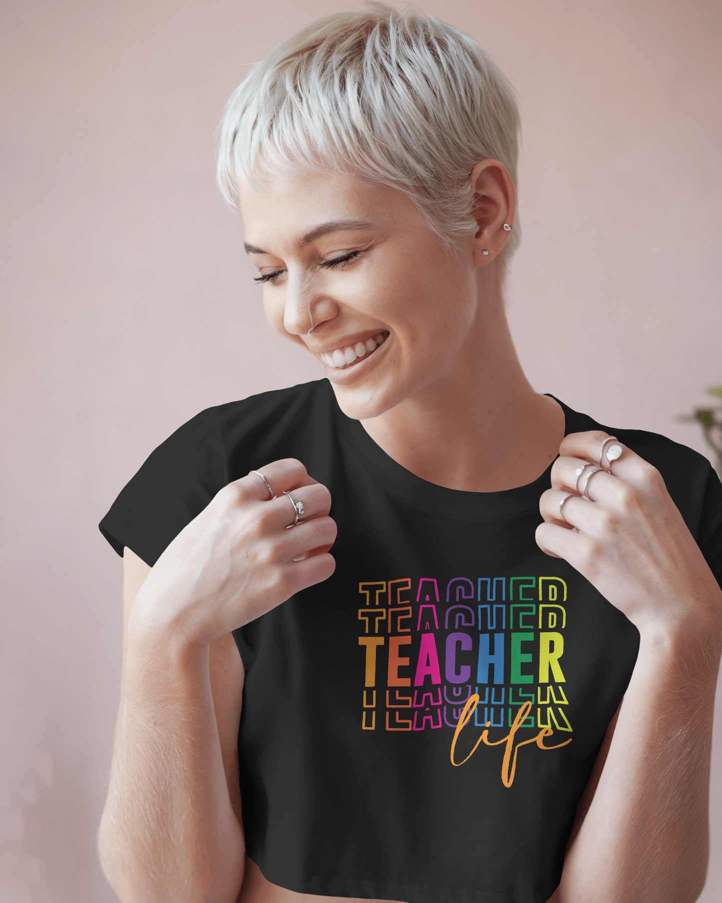 Teacher | Women Crop Top