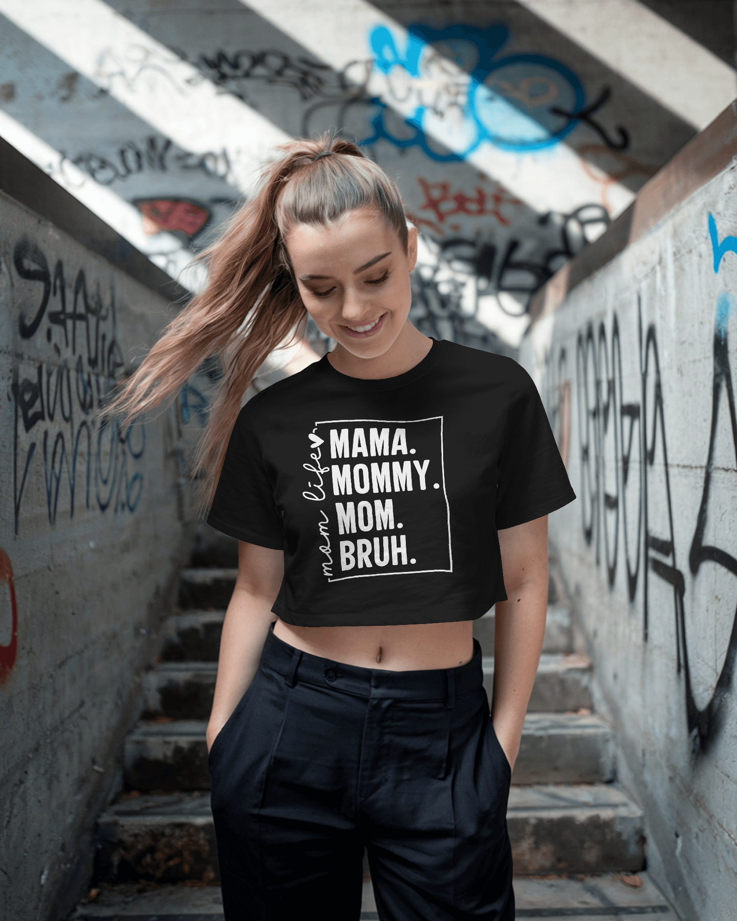 Mama Mommy Mom | Women Crop Top