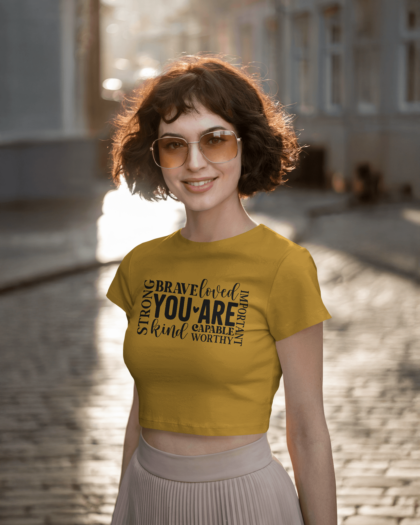 You Are Loved | Women Crop Top