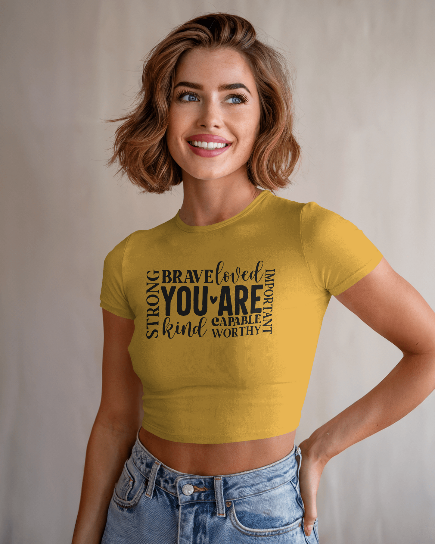 You Are Loved | Women Crop Top