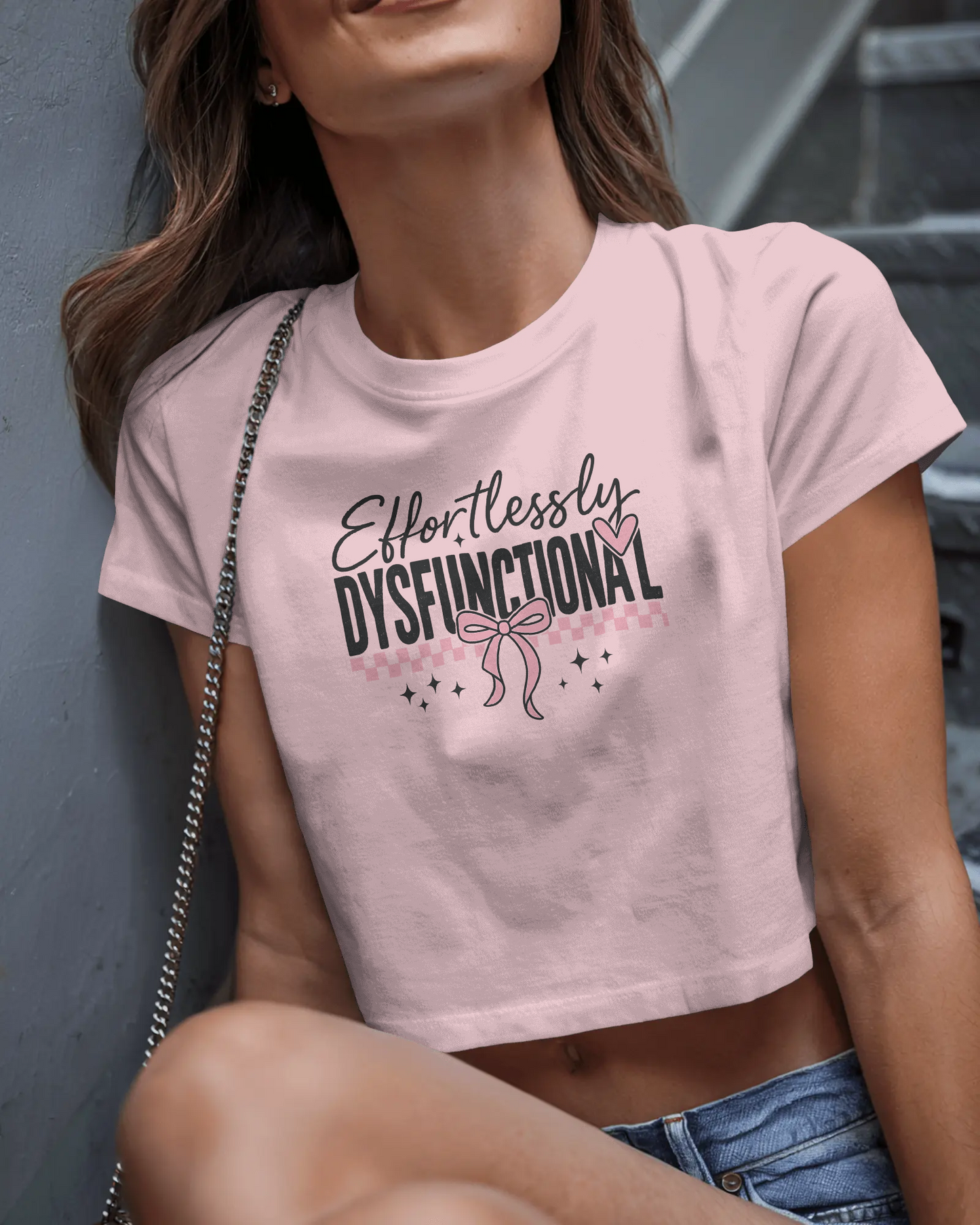 Effortlessly Dysfunctional | Women Crop Top