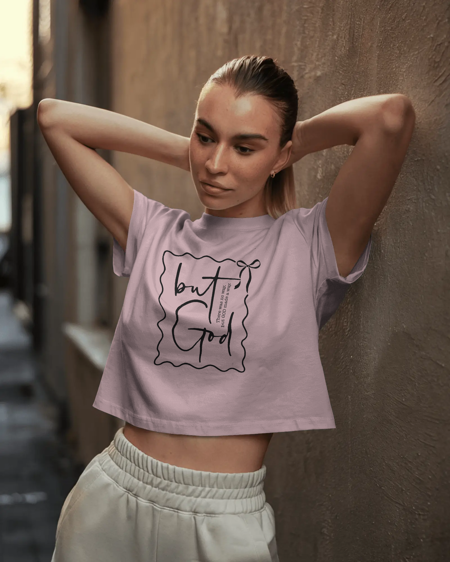 But God | Women Crop Top