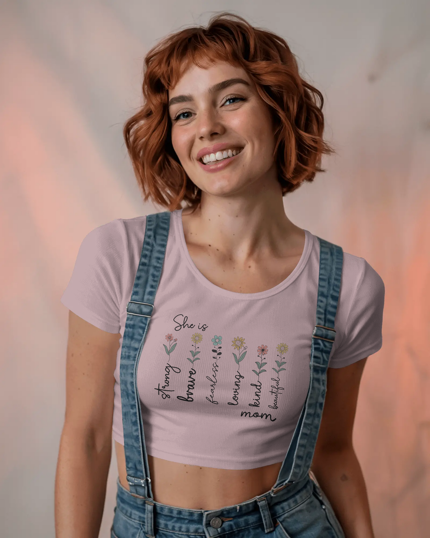 She Is Strong Fearless | Women Crop Top