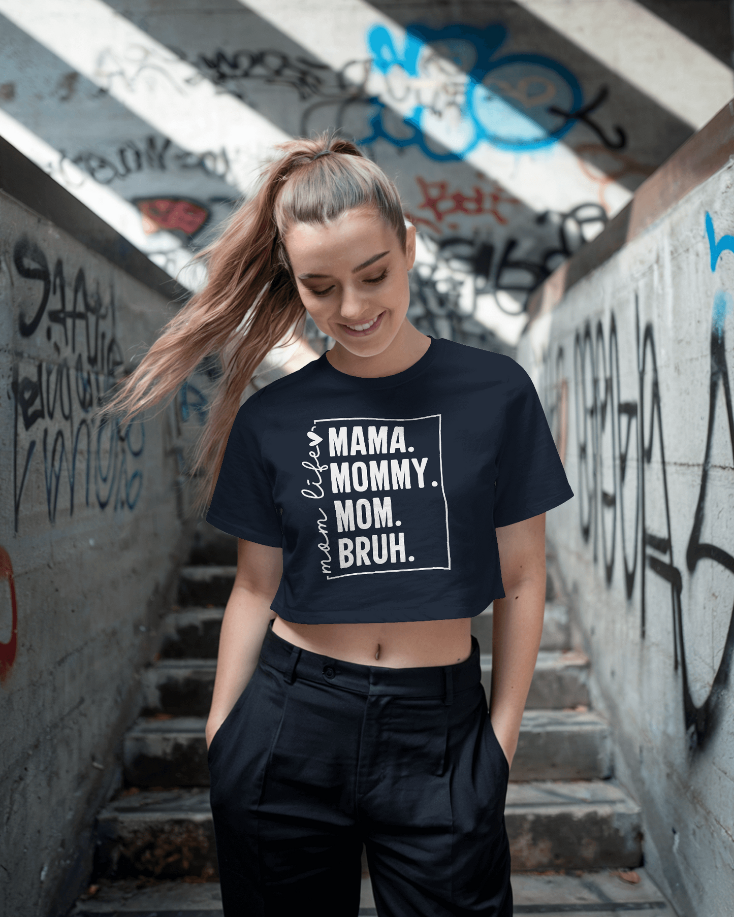 Mama Mommy Mom | Women Crop Top