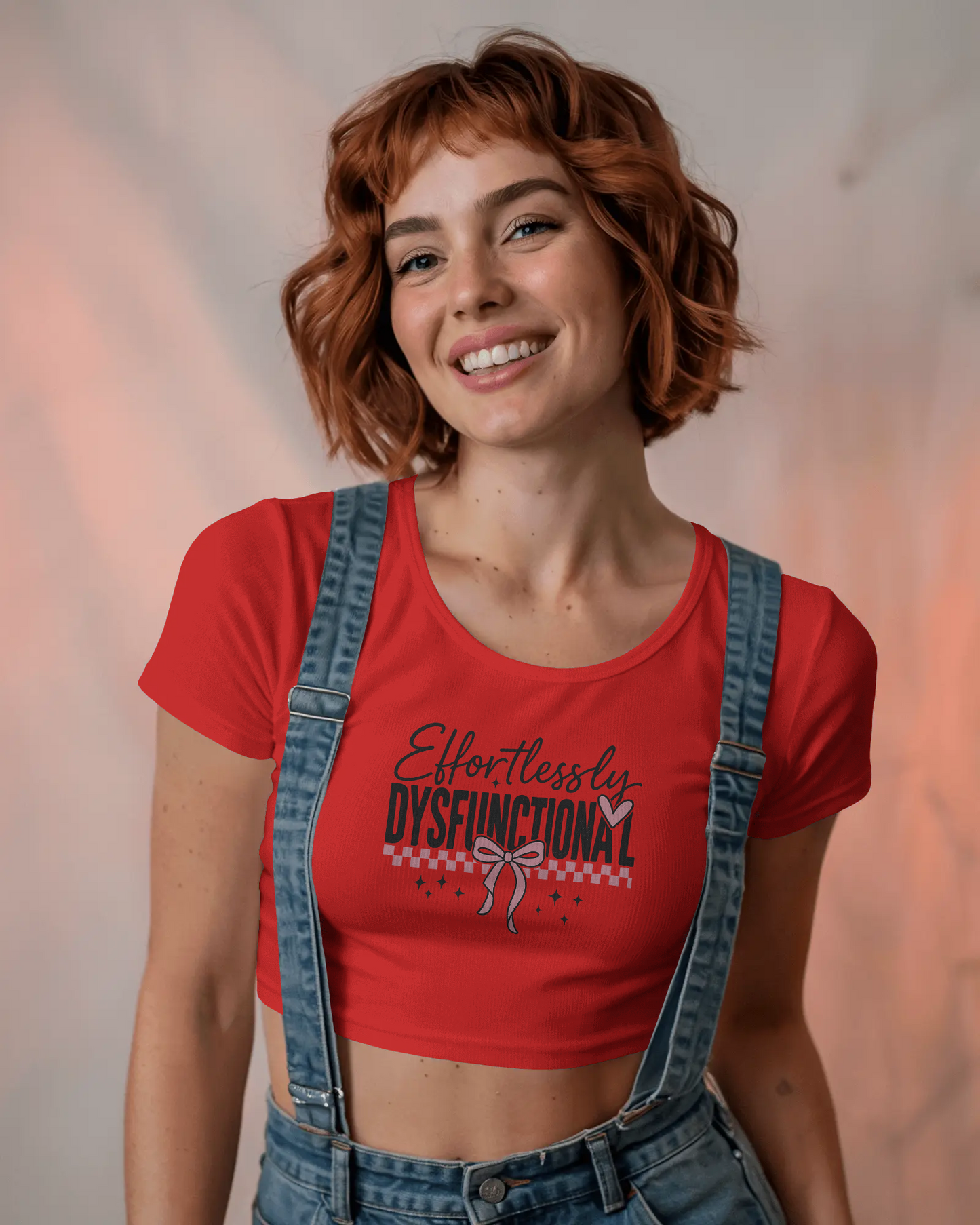 Effortlessly Dysfunctional | Women Crop Top