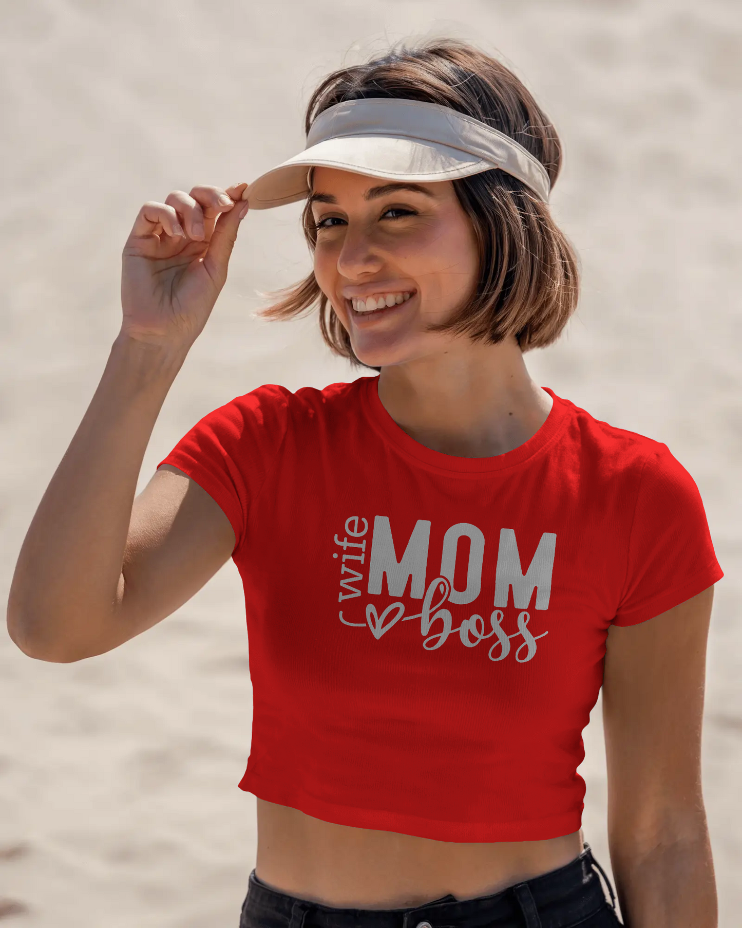 Wife Mom Boss | Women Crop Top