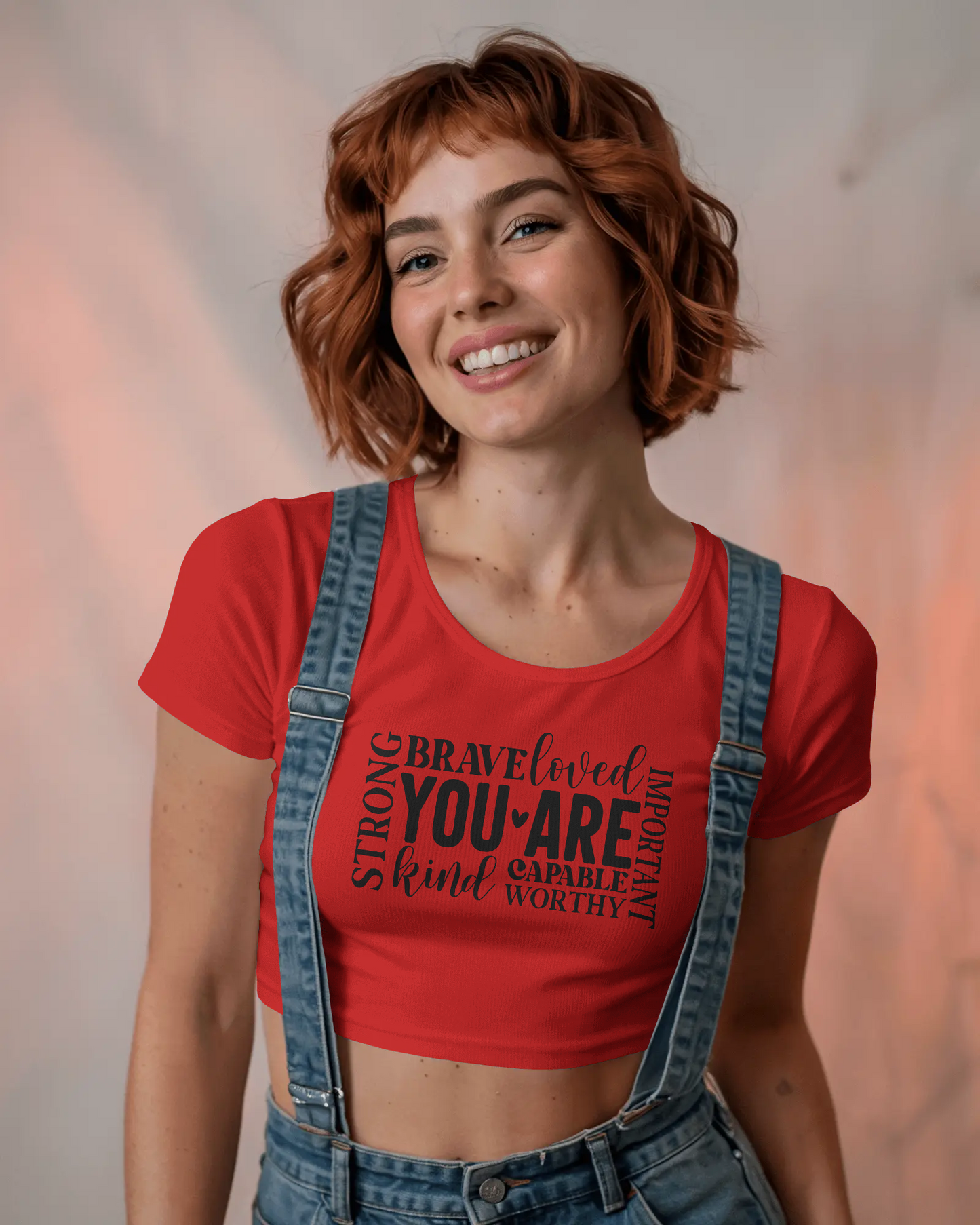 You Are Loved | Women Crop Top