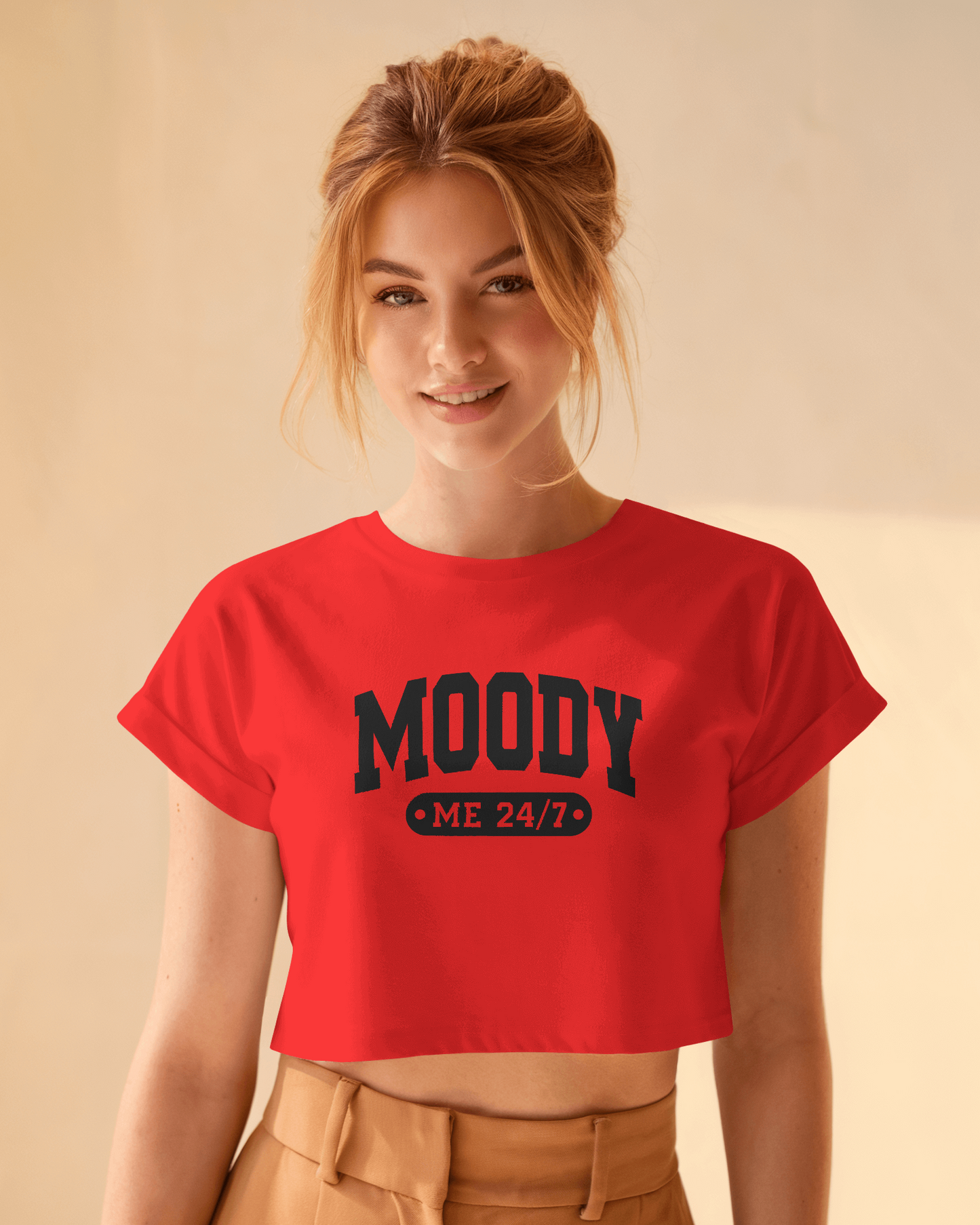 Moody Me 24/7 | Women Crop Top