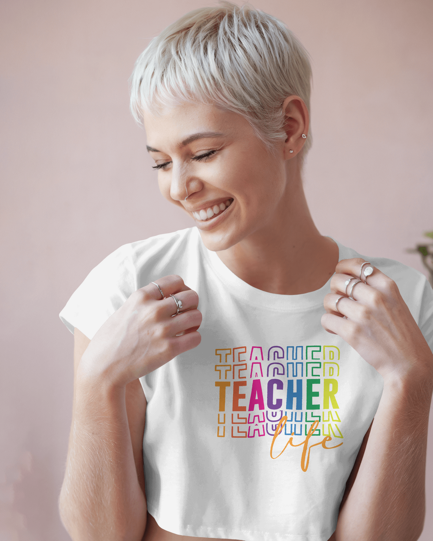 Teacher | Women Crop Top