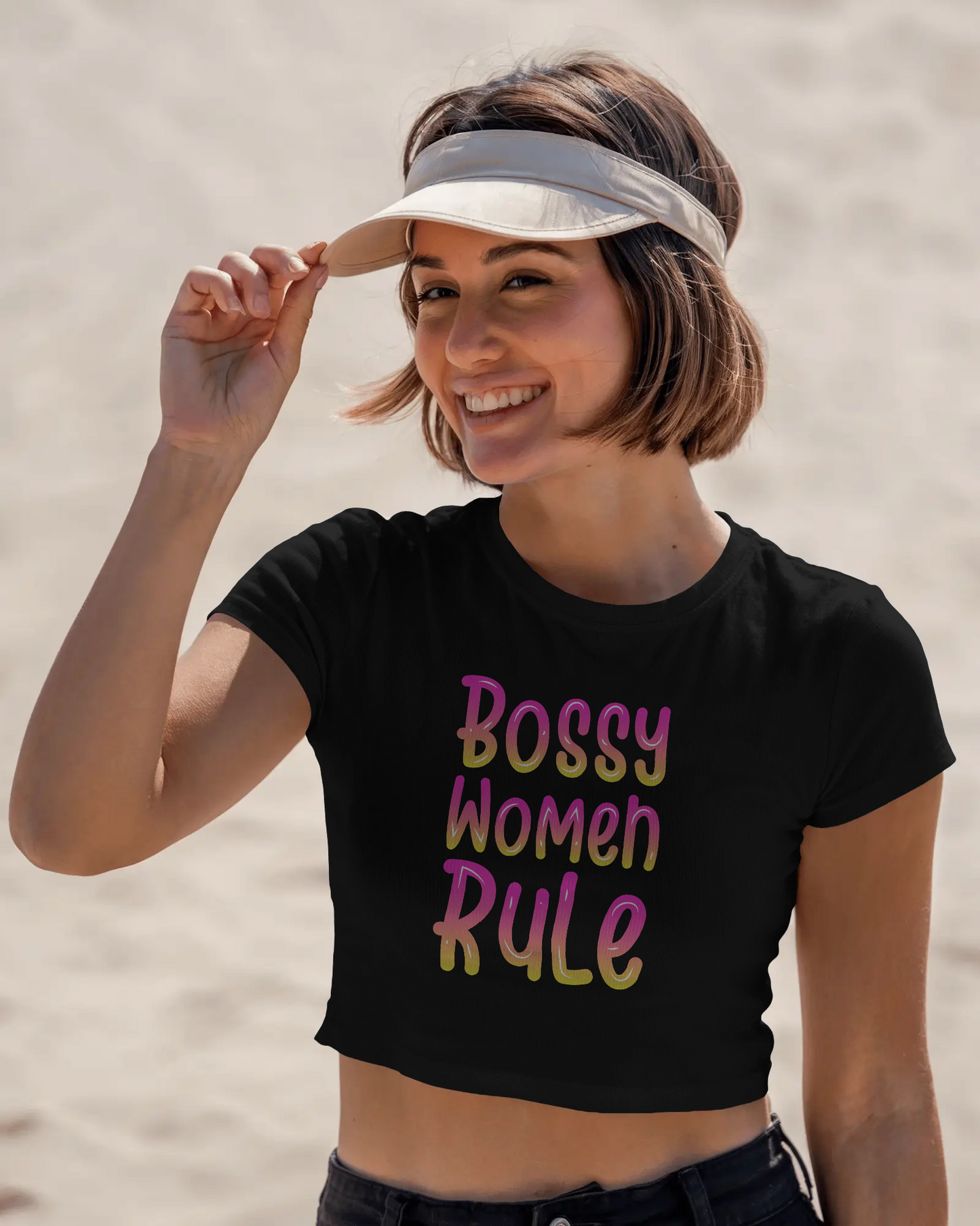 Bossy Women Rule | Women Crop Top