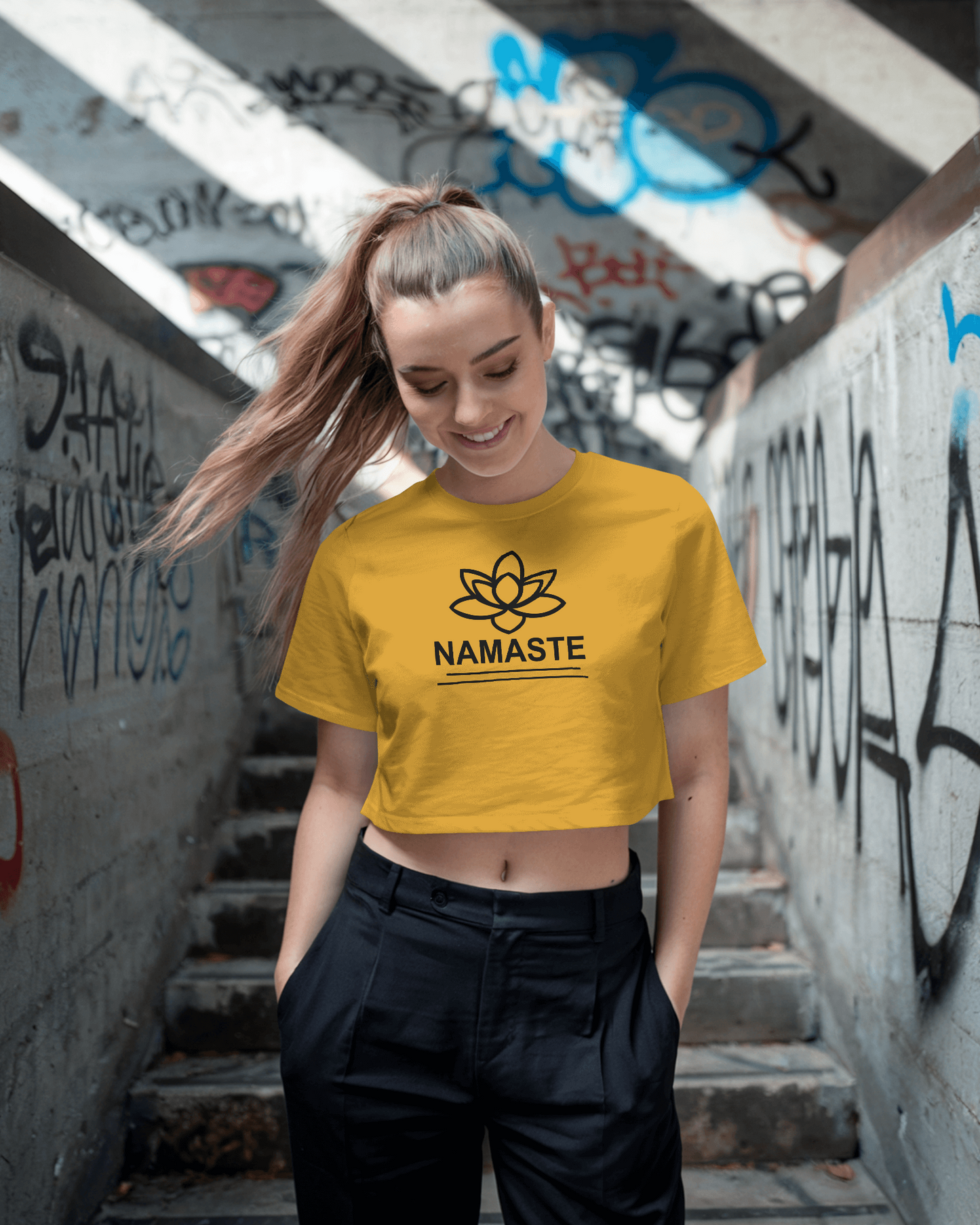 Namaste | Women Crop Top