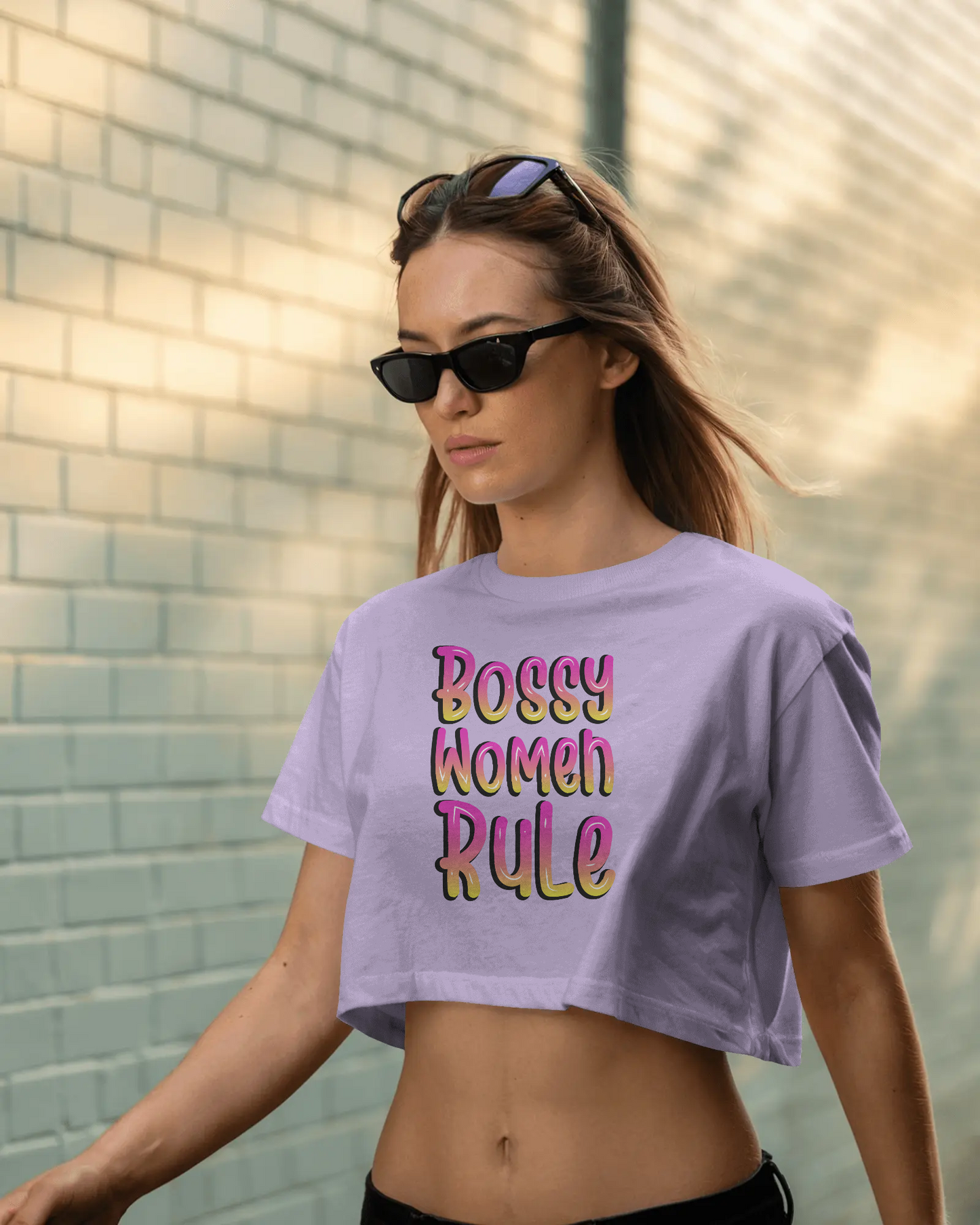 Bossy Women Rule | Women Crop Top