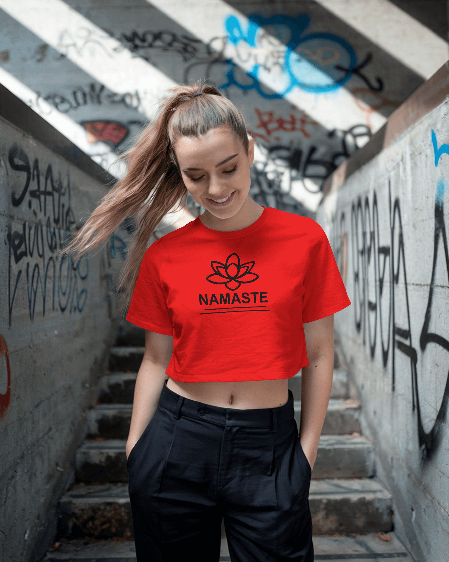 Namaste | Women Crop Top