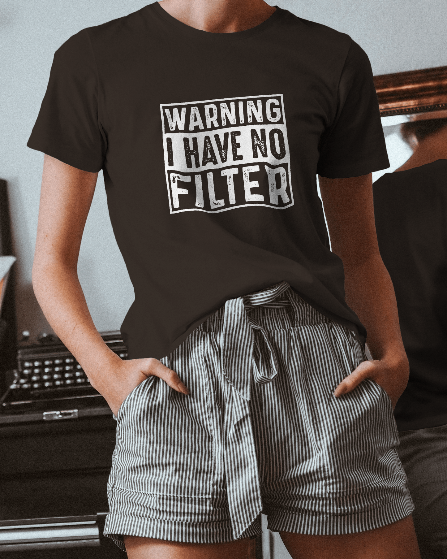 Warning I Have No Filter | Women T-Shirt