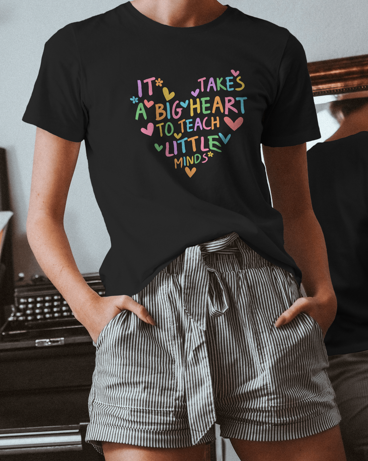 It Takes a Big Heart | Women's Classic Crew T-Shirt | Moms To Be