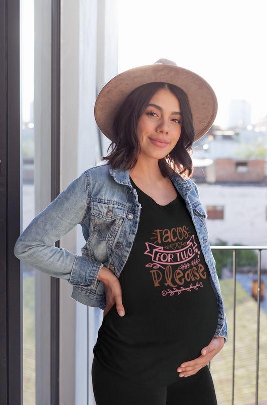 Tacos for two please | Women's Classic Crew T-Shirt | Moms To Be