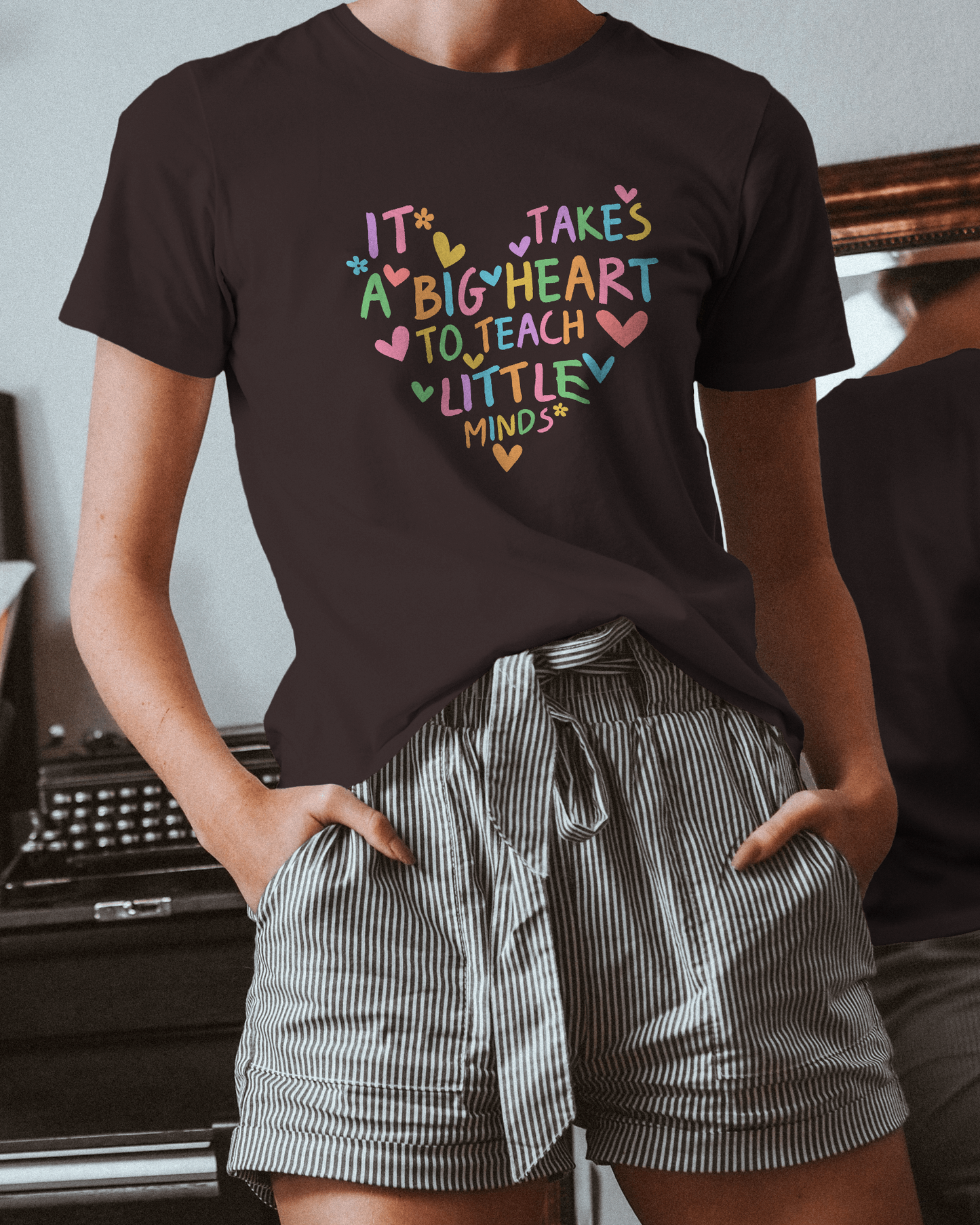 It Takes a Big Heart | Women's Classic Crew T-Shirt | Moms To Be