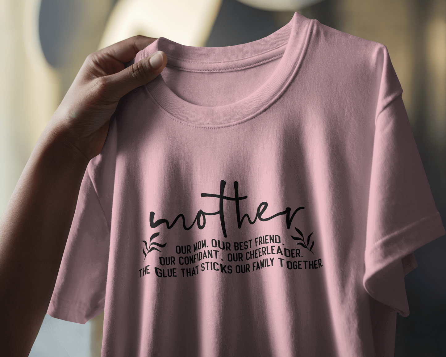 Mother Our Best Friend Black | Women's Classic Crew T-Shirt | Moms To Be