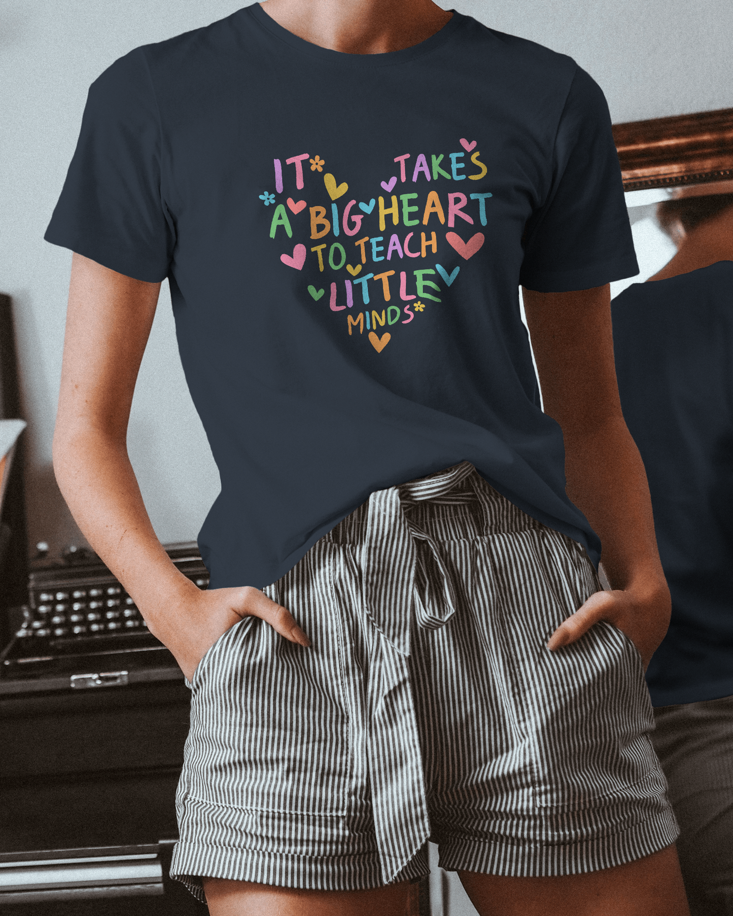 It Takes a Big Heart | Women's Classic Crew T-Shirt | Moms To Be