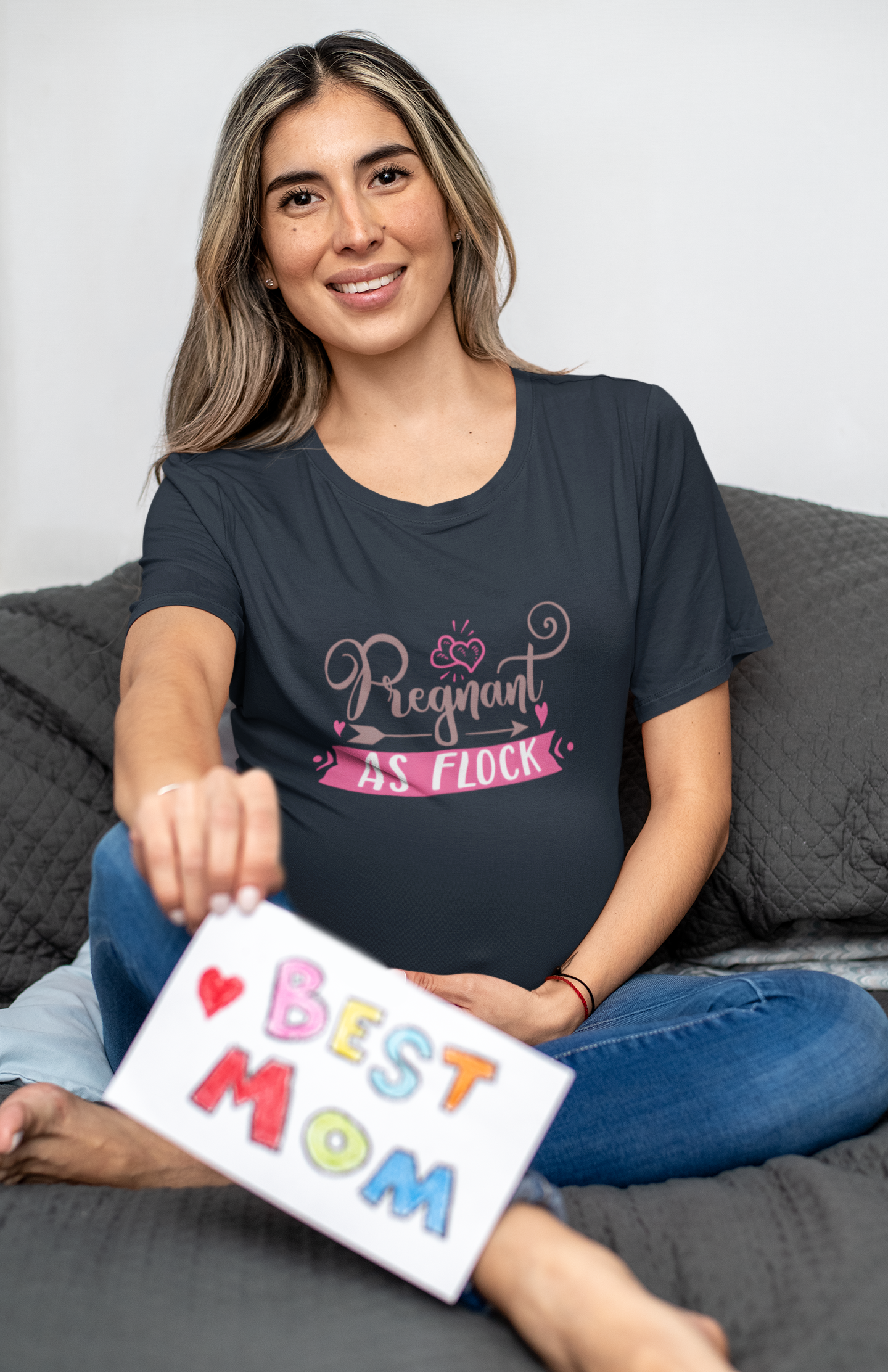 Pregnant As Flock | Women's Classic Crew T-Shirt | Moms To Be
