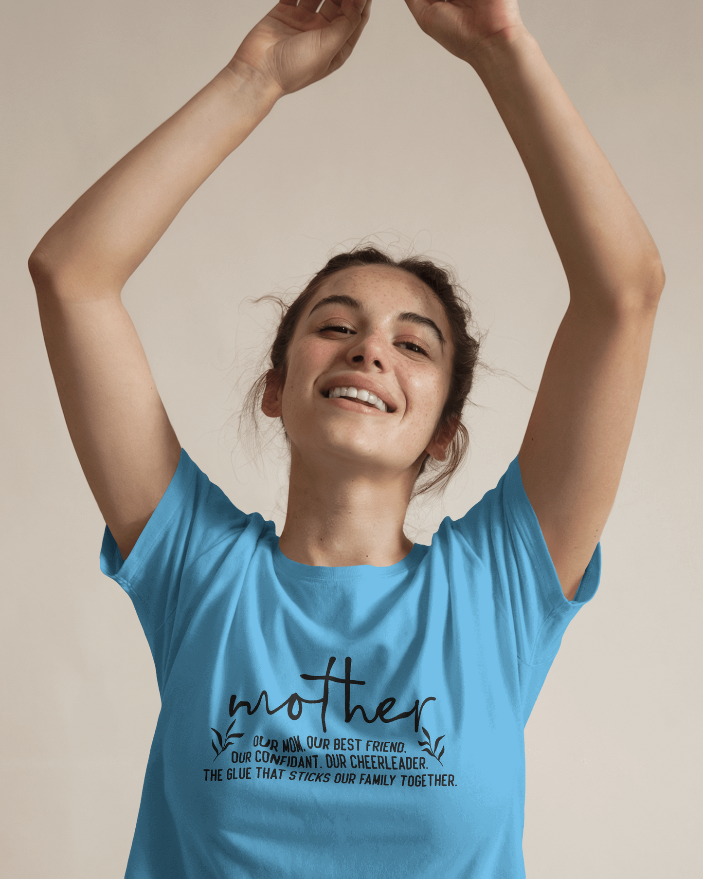 Mother Our Best Friend Black | Women's Classic Crew T-Shirt | Moms To Be