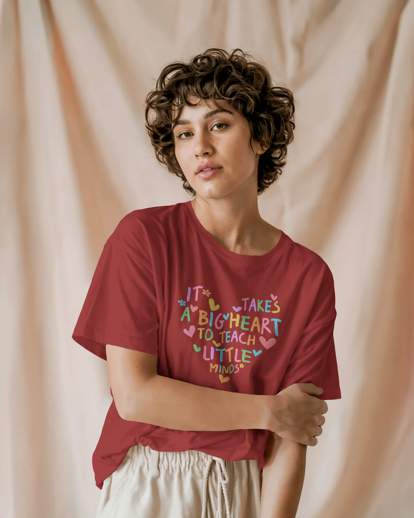 It Takes a Big Heart | Women's Classic Crew T-Shirt | Moms To Be