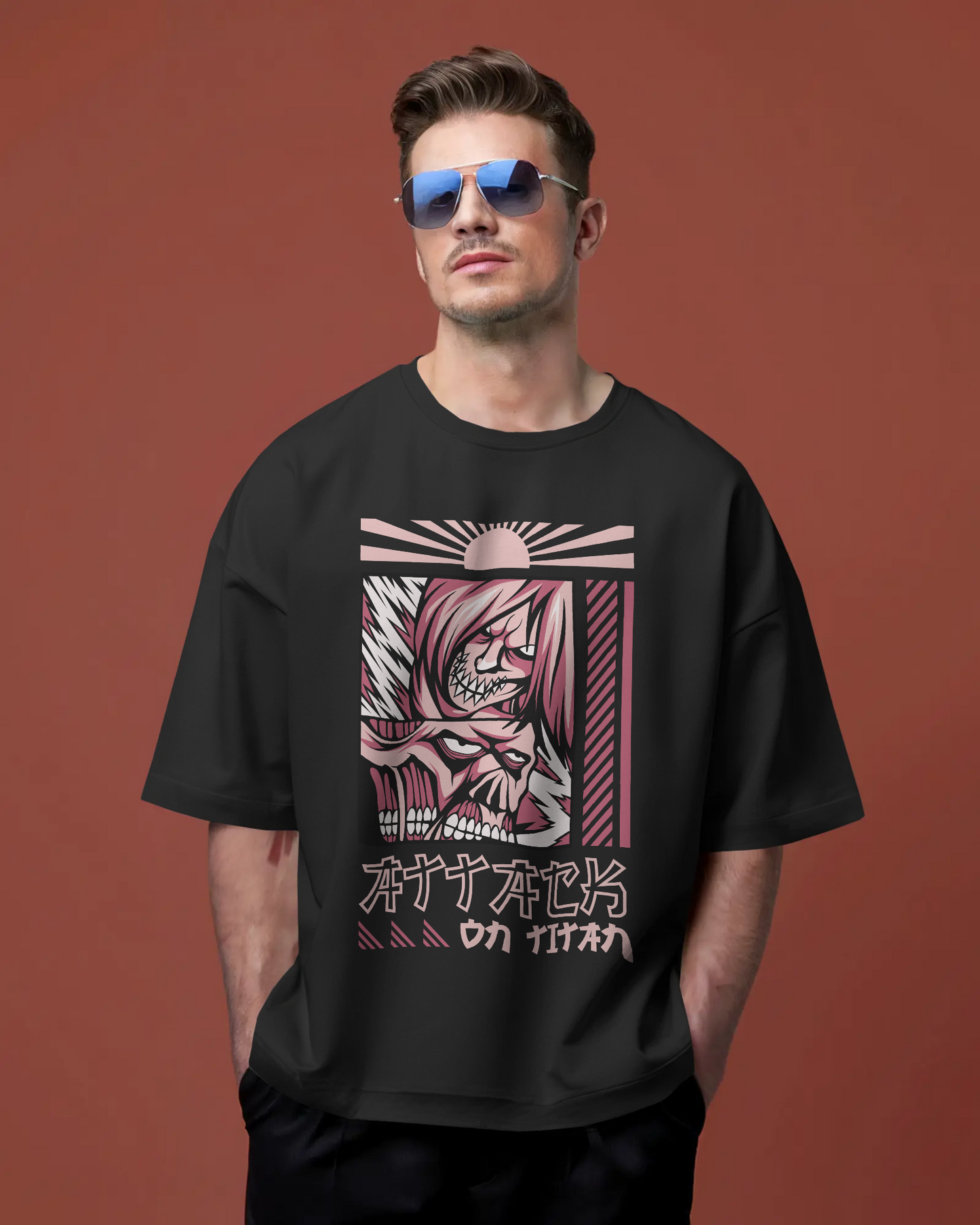 Attack Of Titan | Men Oversized T-Shirt