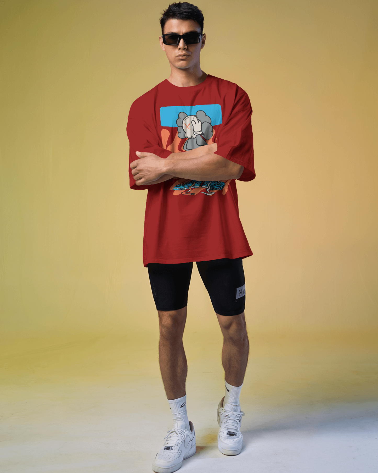 Lazy Big Shoe | Men Oversized T-Shirt