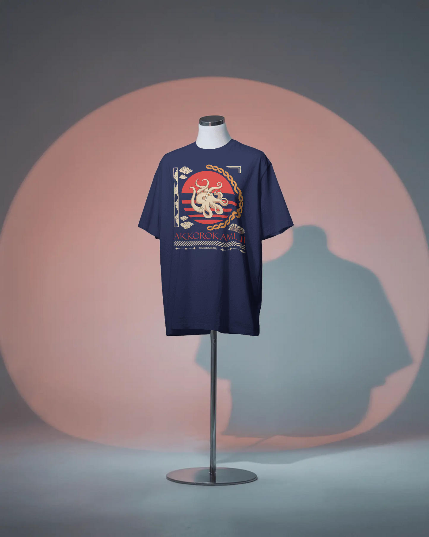 Japanese Streetwear Akkorokamui | Men Oversized T-Shirt