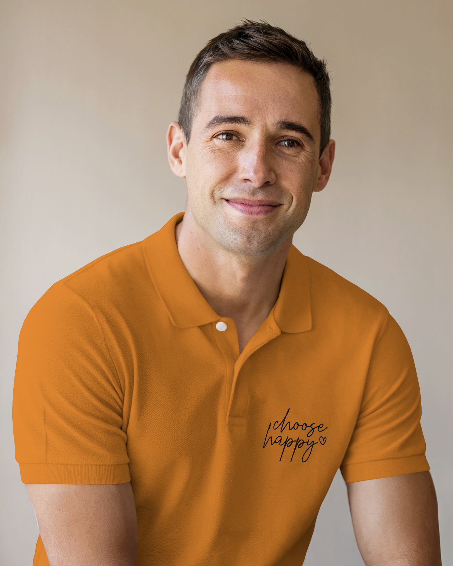 Choose Happy | Men's Polo