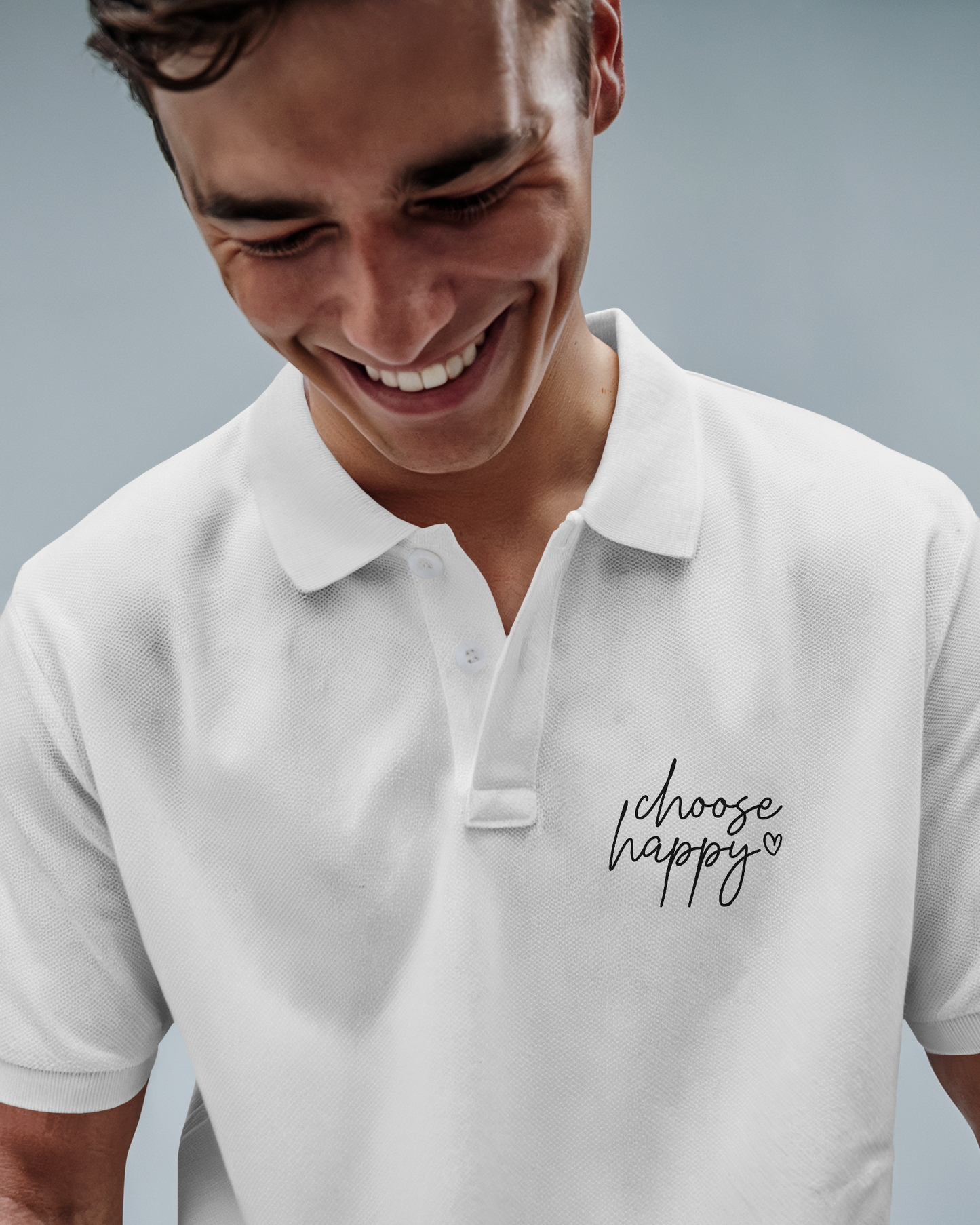 Choose Happy | Men's Polo