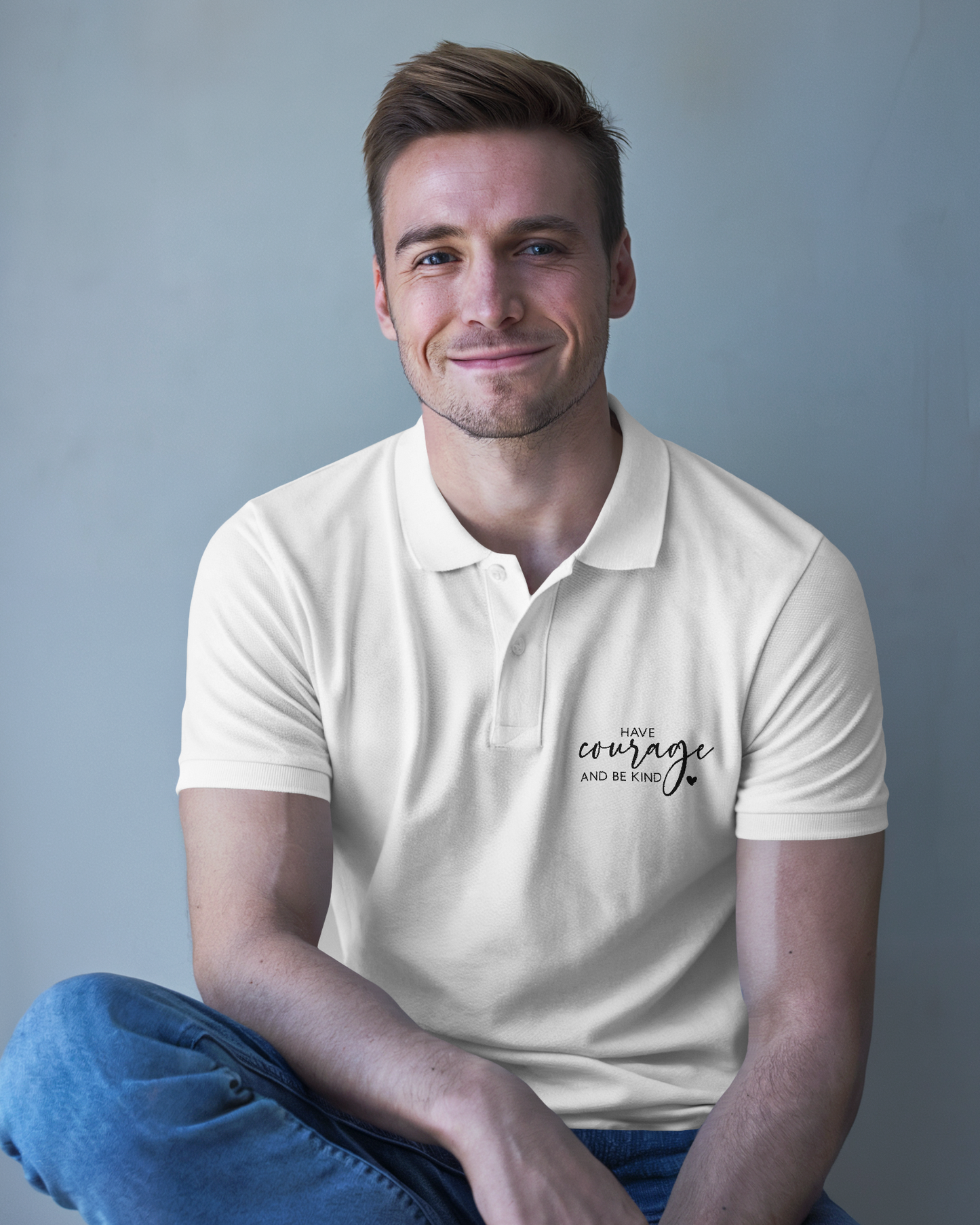 Have Courage And Be Kind | Men's Polo