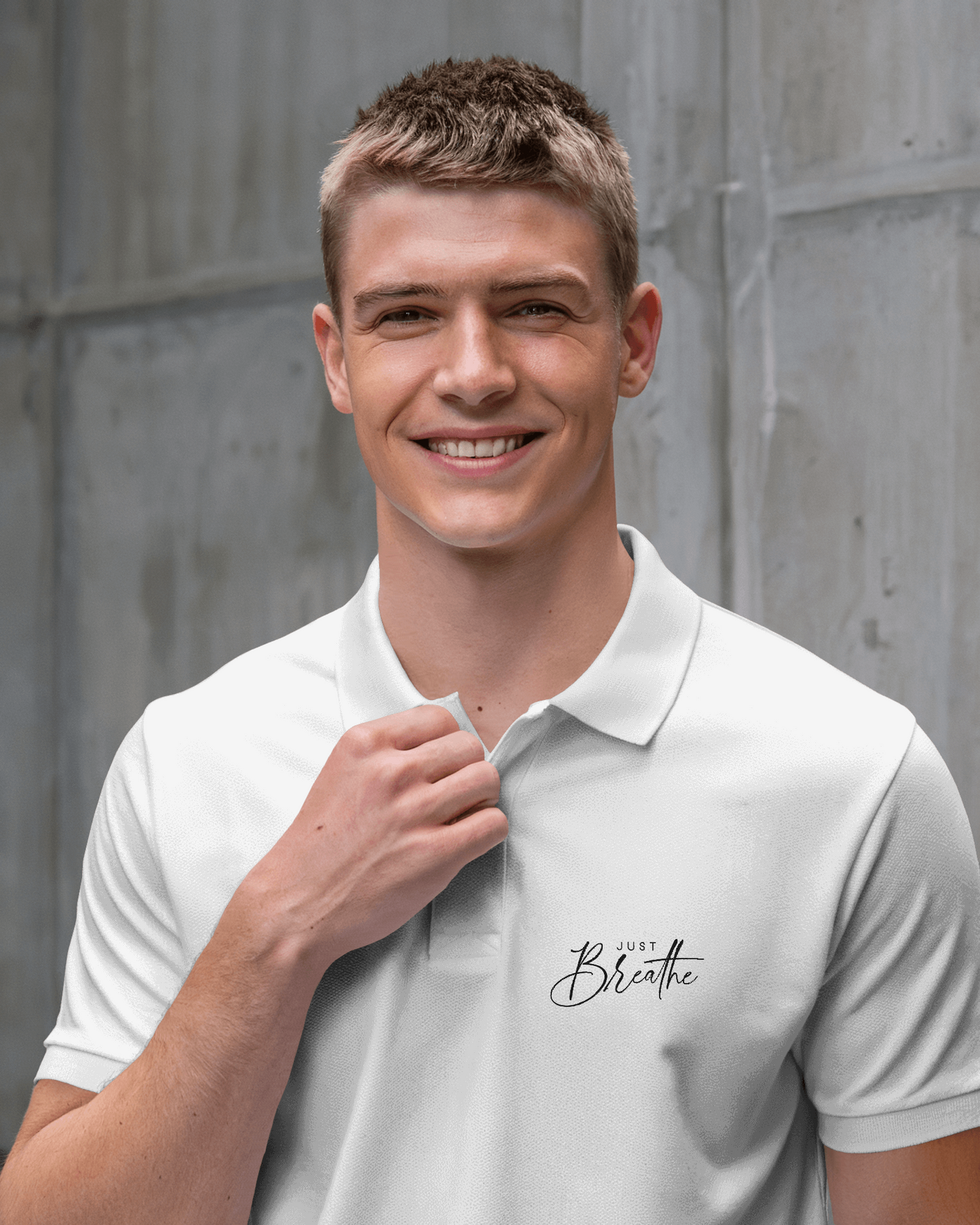 Just Breathe | Men's Polo