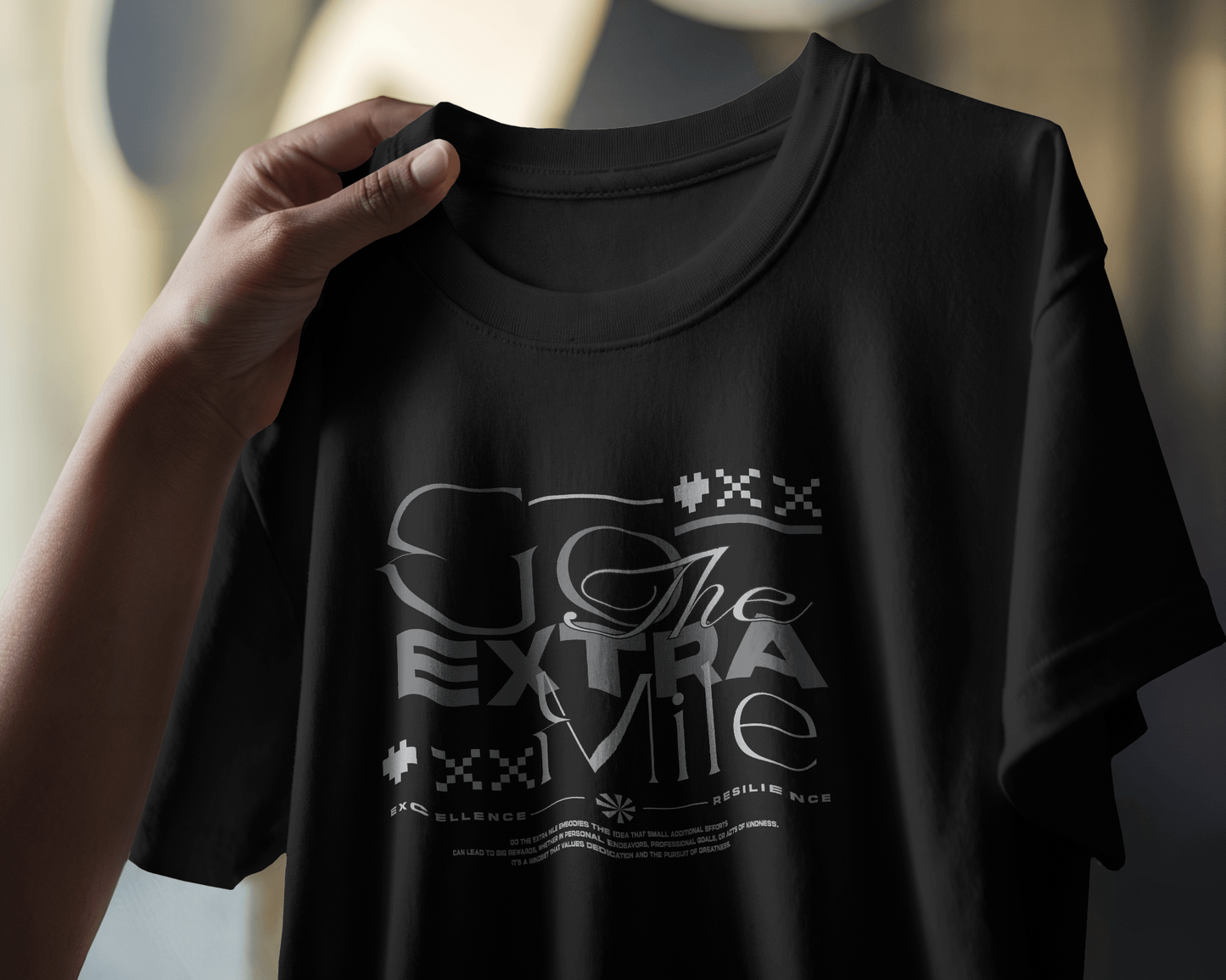 Go The Extra Mile | Men Round Neck T-Shirt