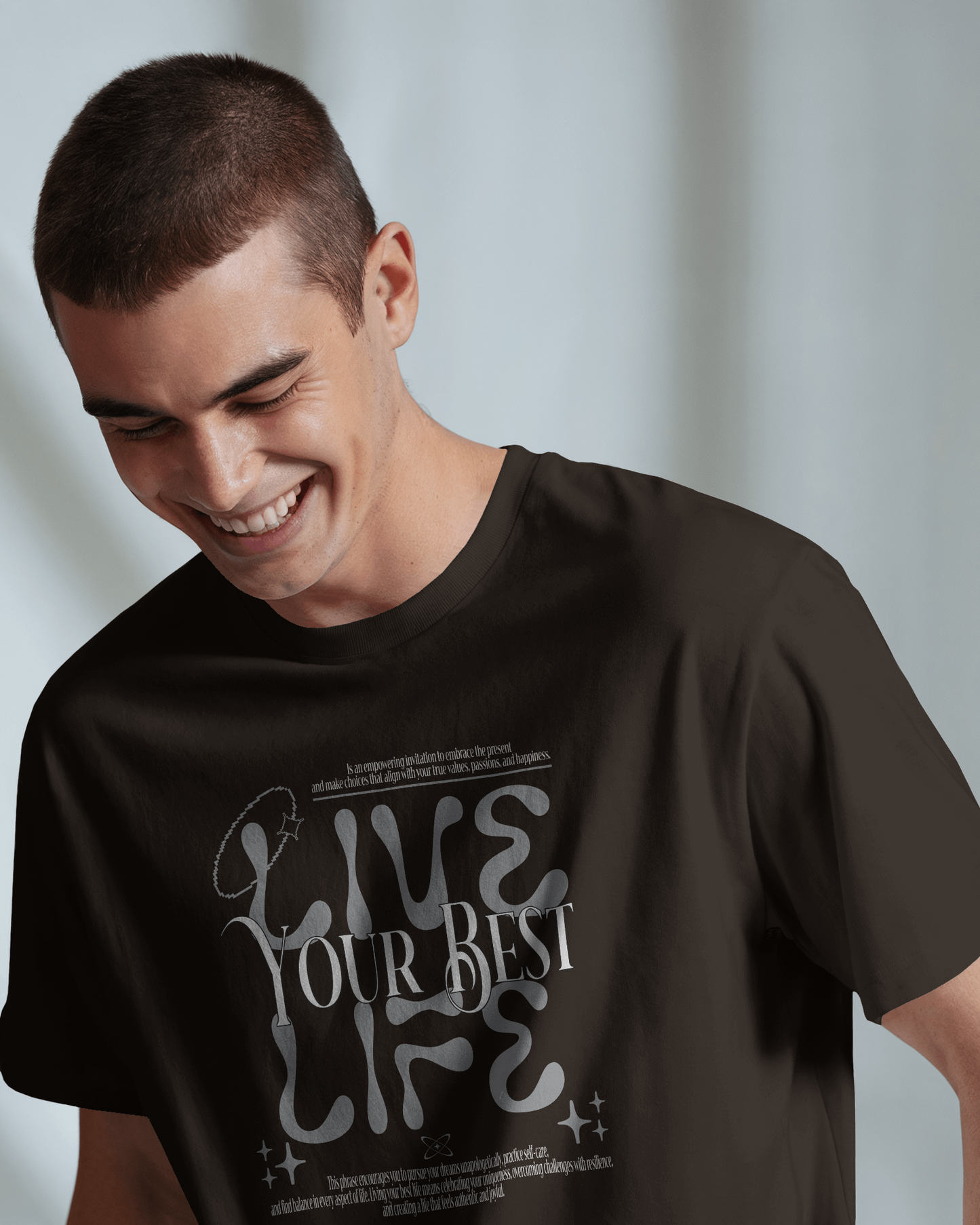 Live Your Best Life | Men Round Neck T-Shirt