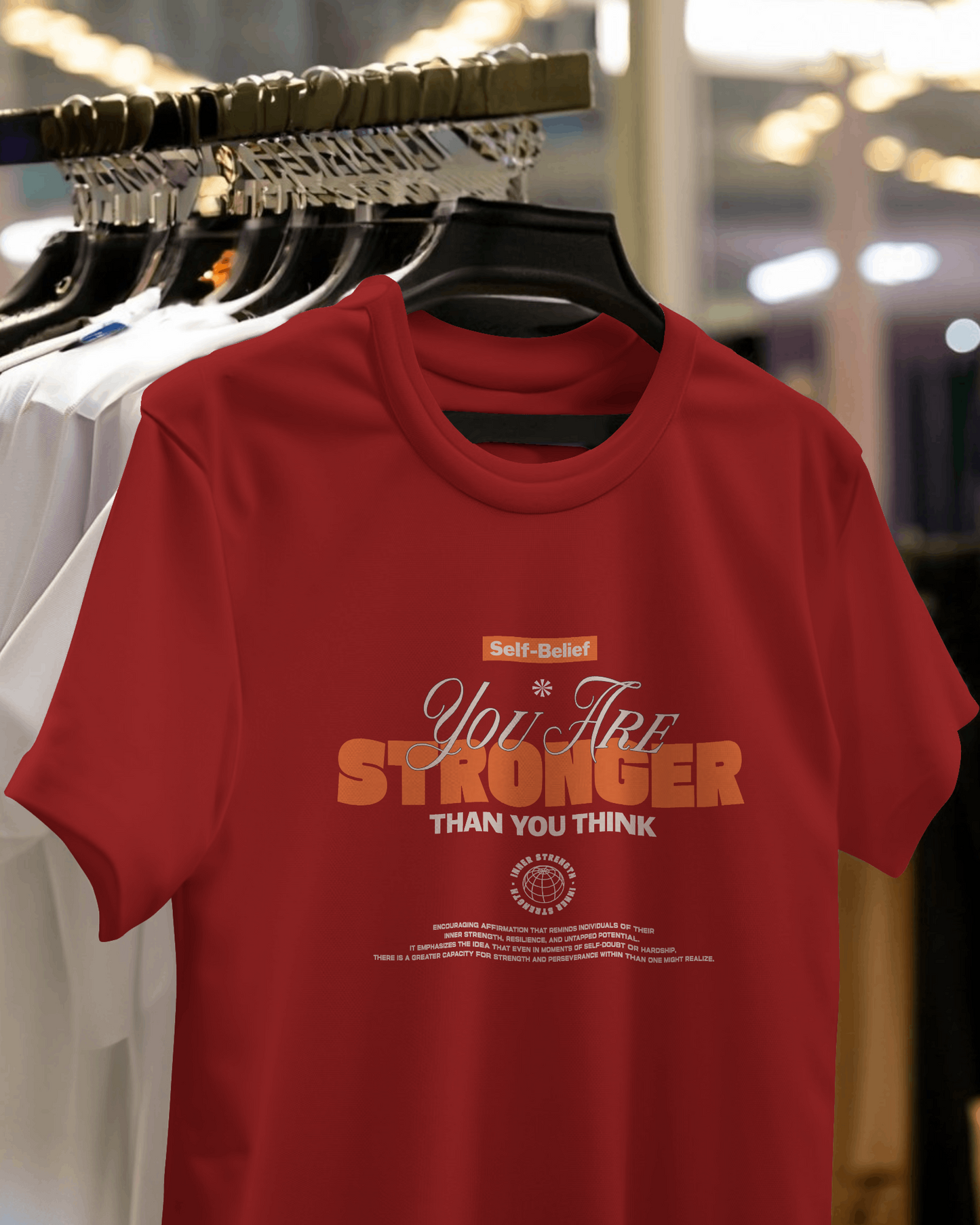 You Are Stronger Than You Think | Men Round Neck T-Shirt