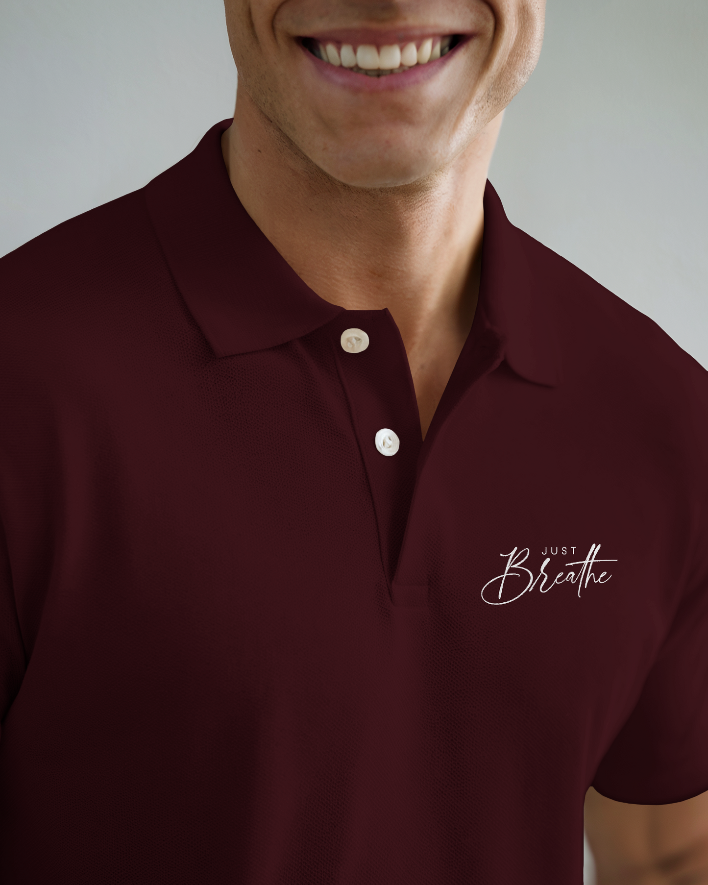 Just Breathe | Men's Polo