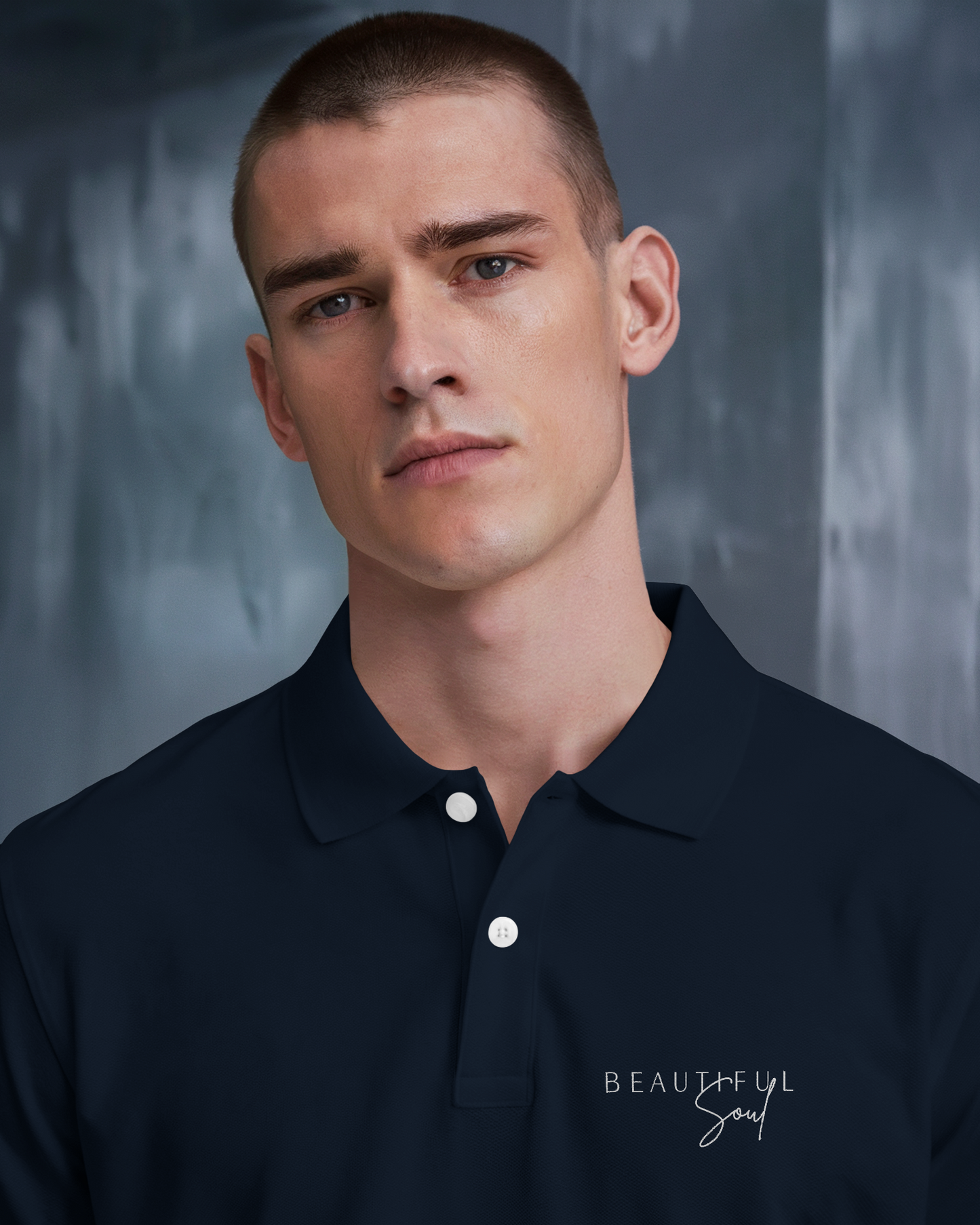 White Beautiful Soul | Men's Polo