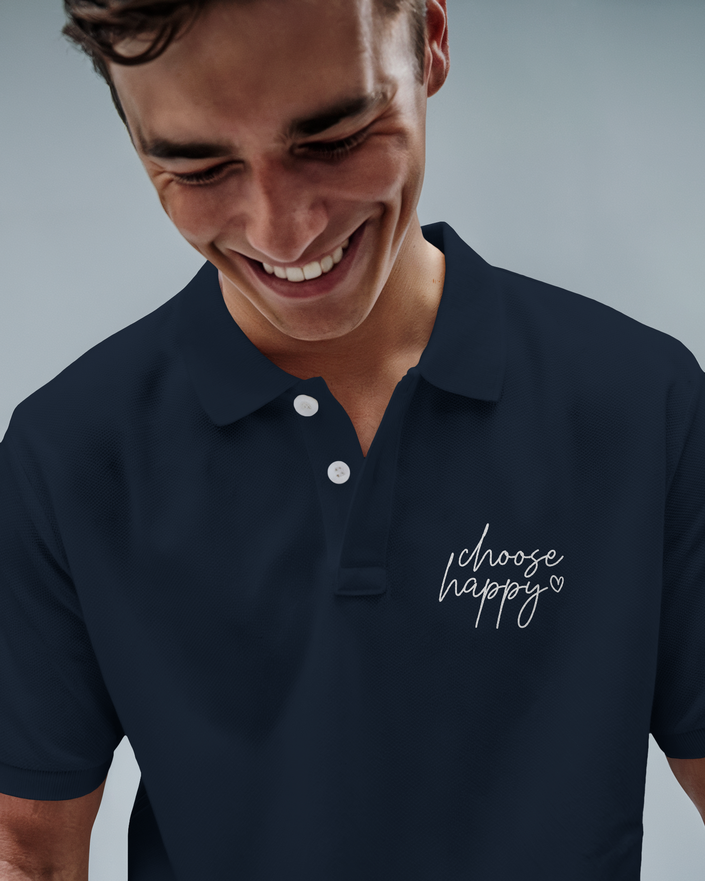 Choose Happy | Men's Polo