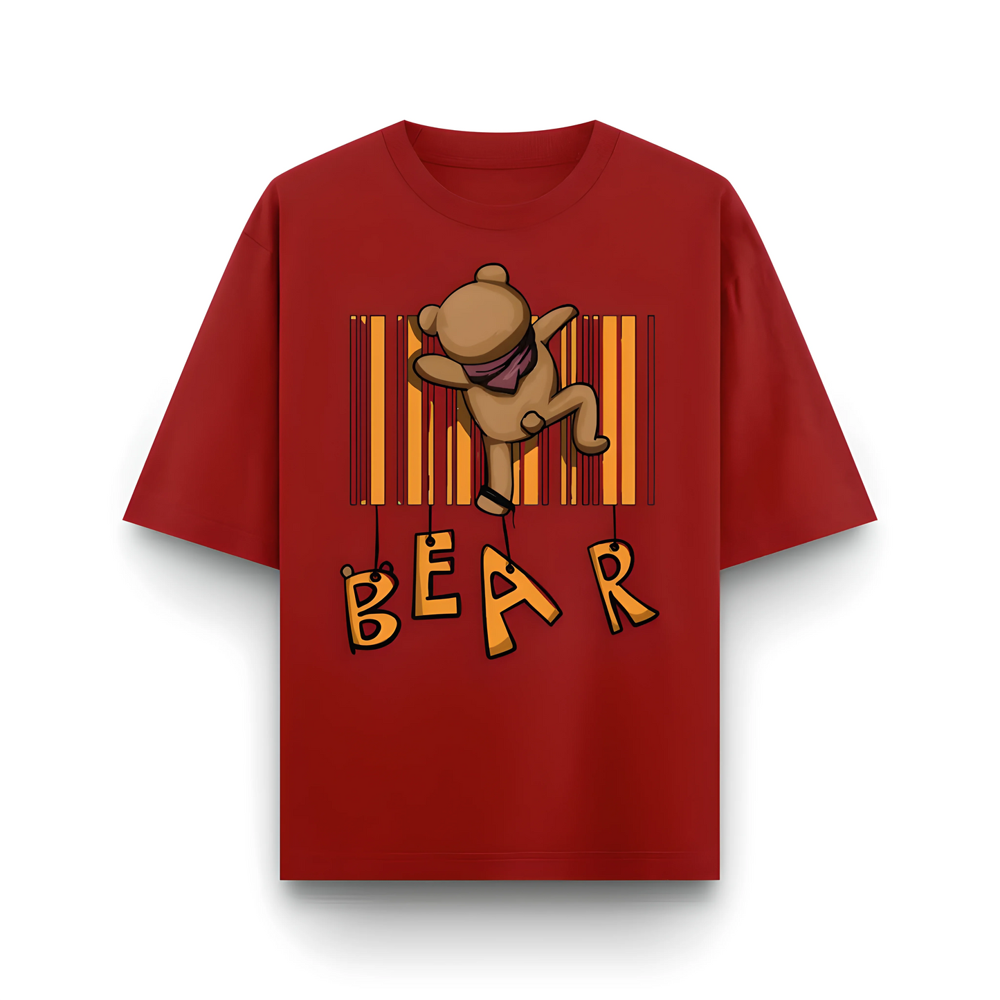 Climbing Bear | Men Oversized T-Shirt