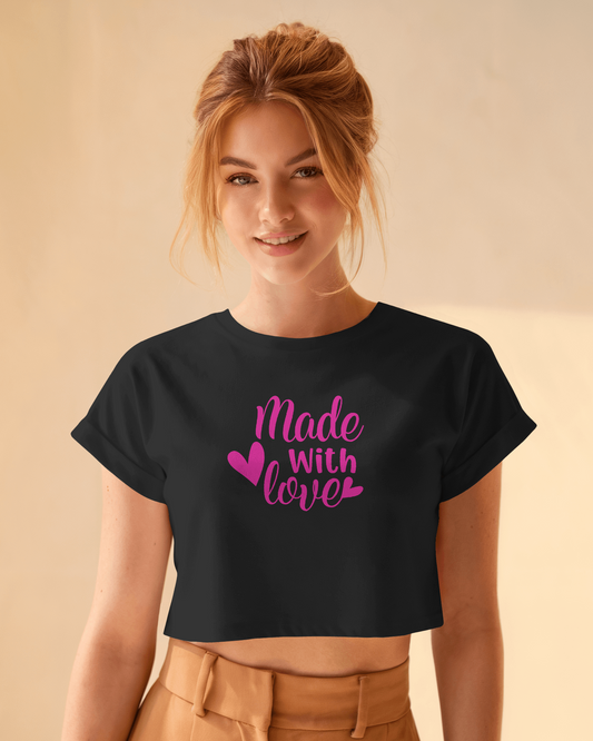 Made With Love | Women Crop Top