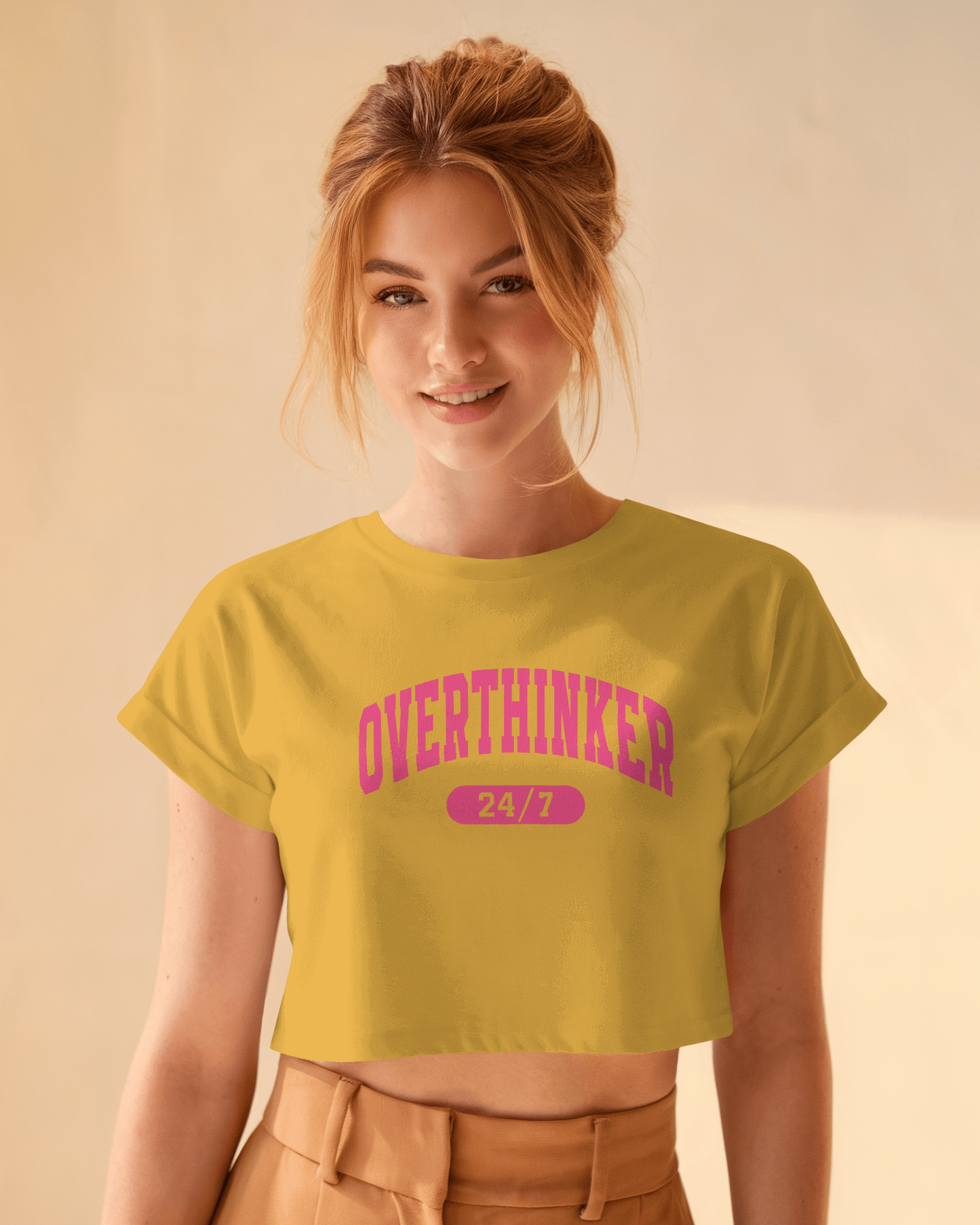 Overthinker | Women Crop Top
