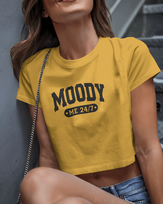 Moody Me 24/7 | Women Crop Top