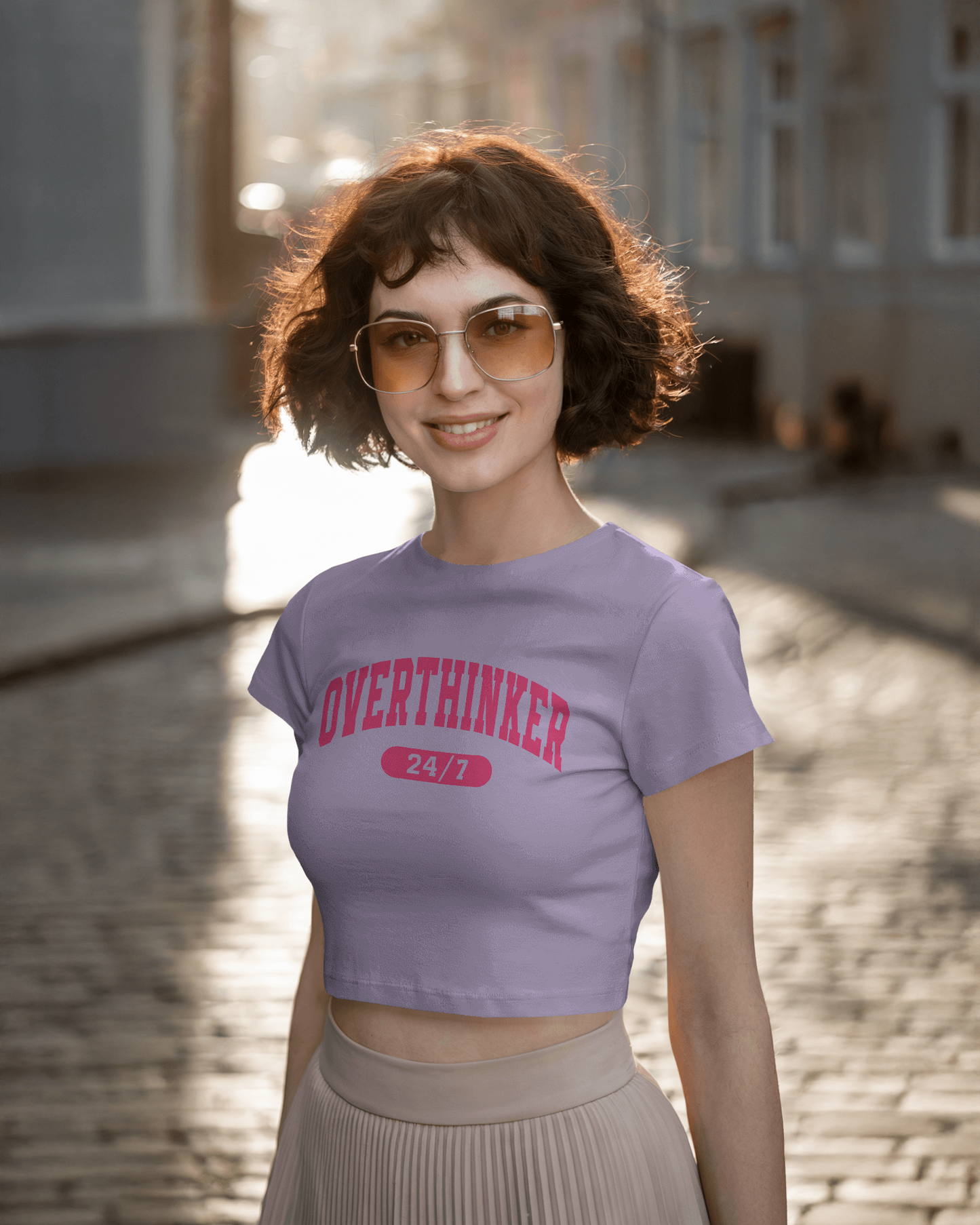 Overthinker | Women Crop Top