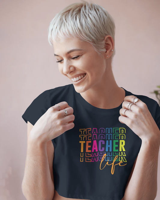 Teacher | Women Crop Top
