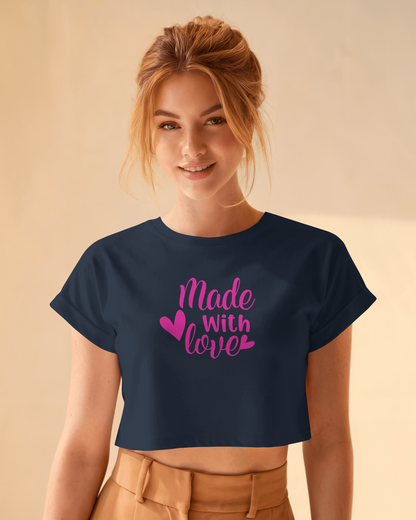 Made With Love | Women Crop Top
