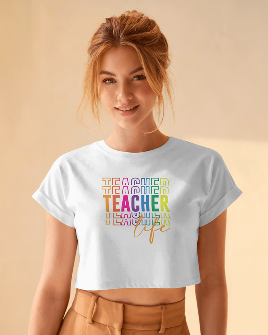 Teacher | Women Crop Top