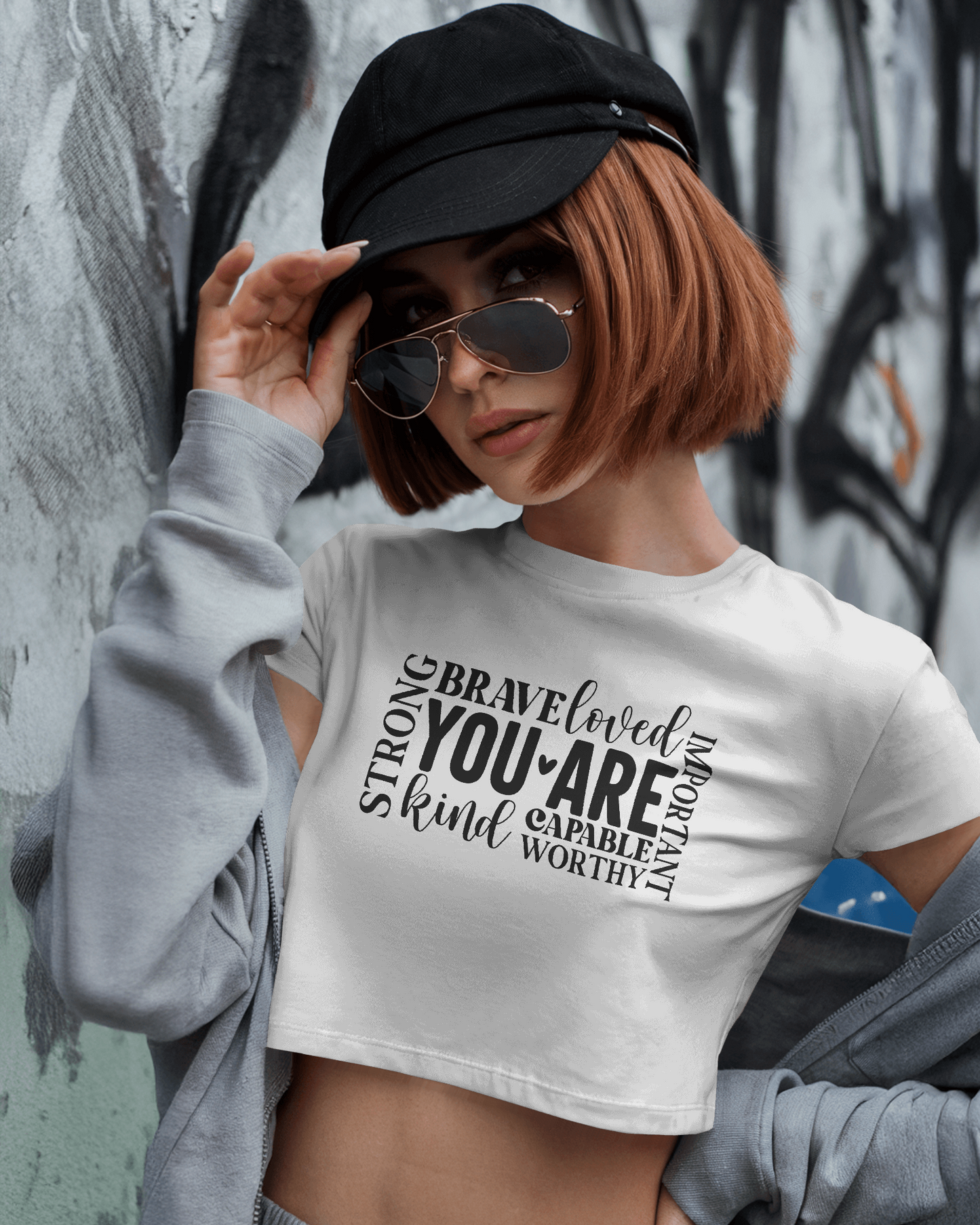 You Are Loved | Women Crop Top