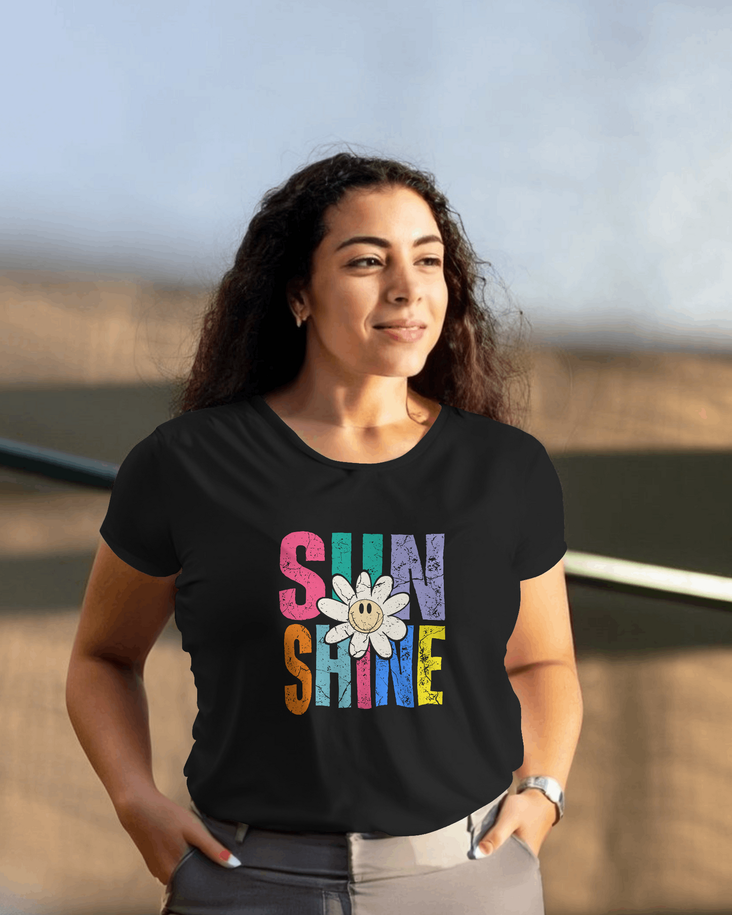 Sunshine Smiley | Women T-Shirt